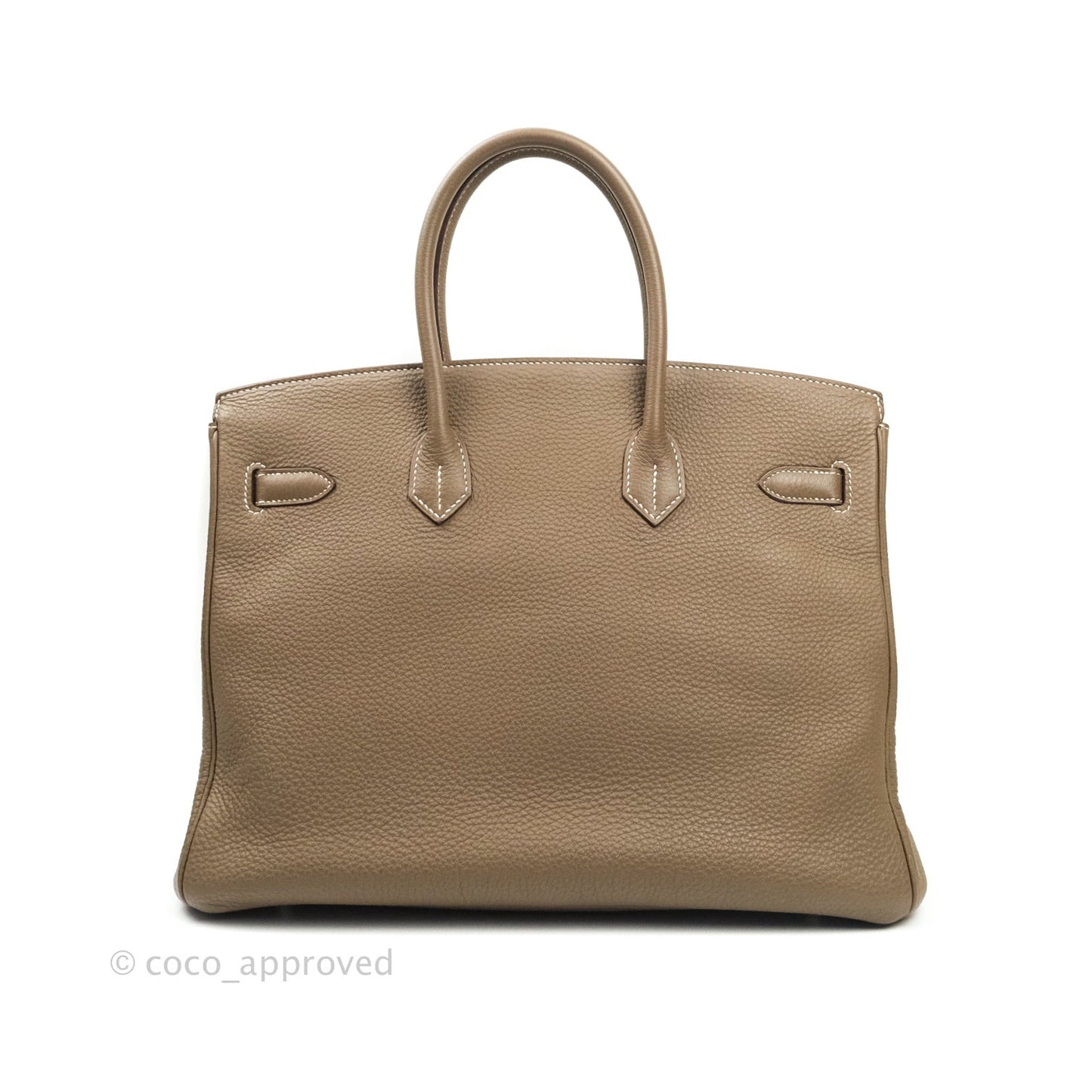 Hermès Birkin 35 Etoupe Togo Palladium Hardware