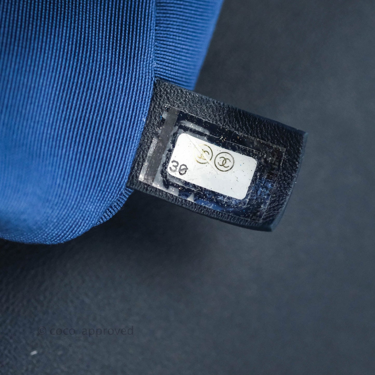 Chanel 19 Medium Shearling Blue Mixed Hardware 20A