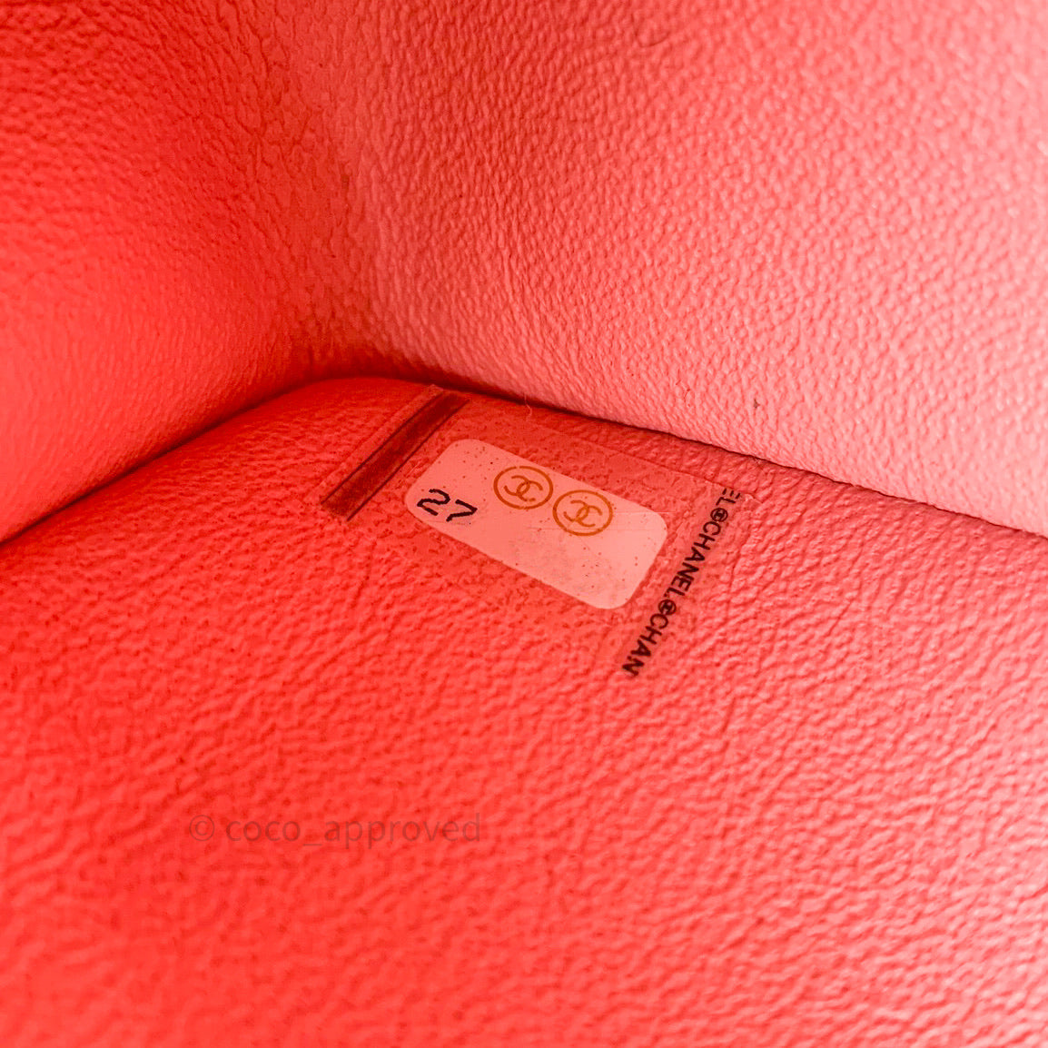 Chanel Quilted Mini Rectangular Pink Lambskin Gold Hardware