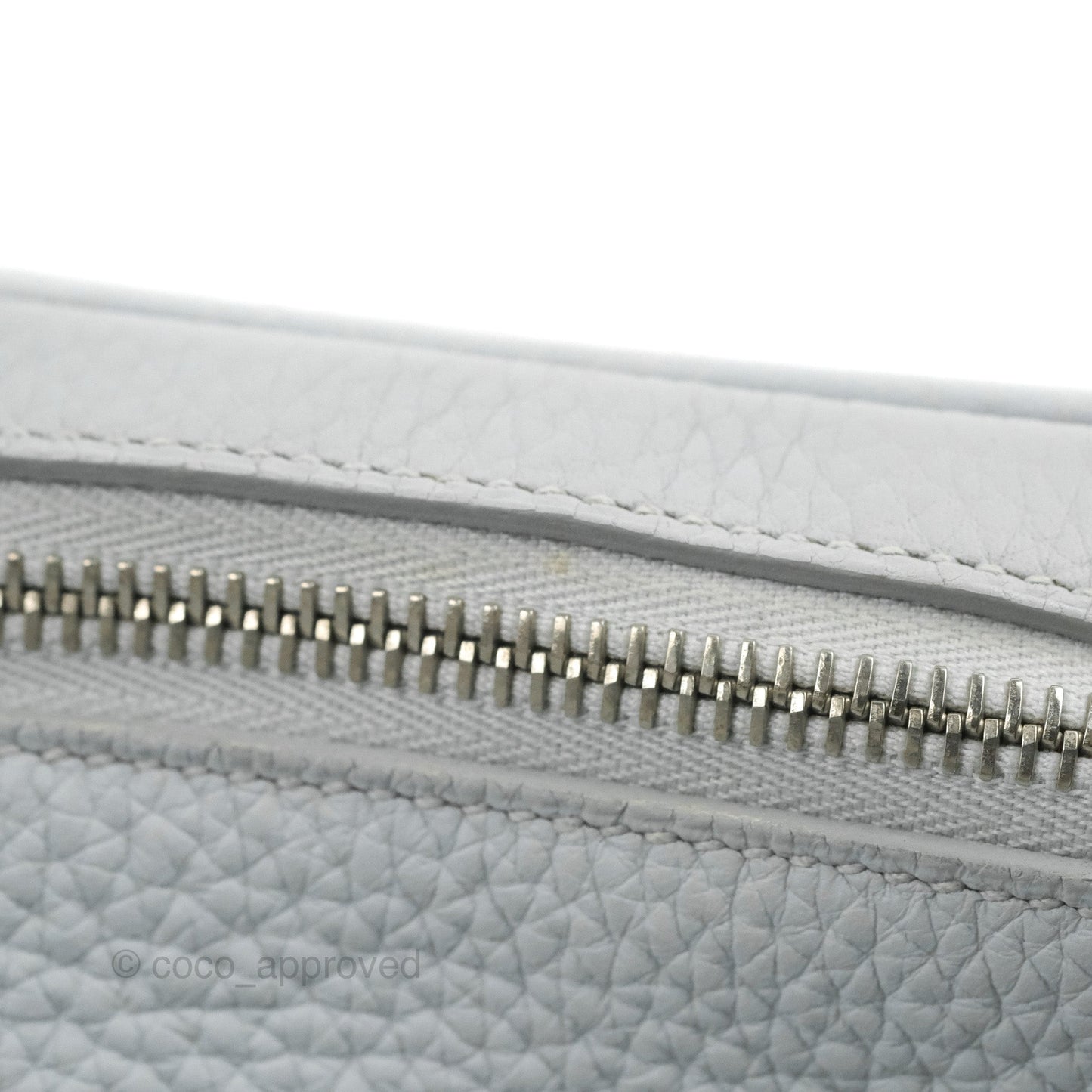 Hermès Lindy 30 Bleu Pale Clemence Palladium Hardware