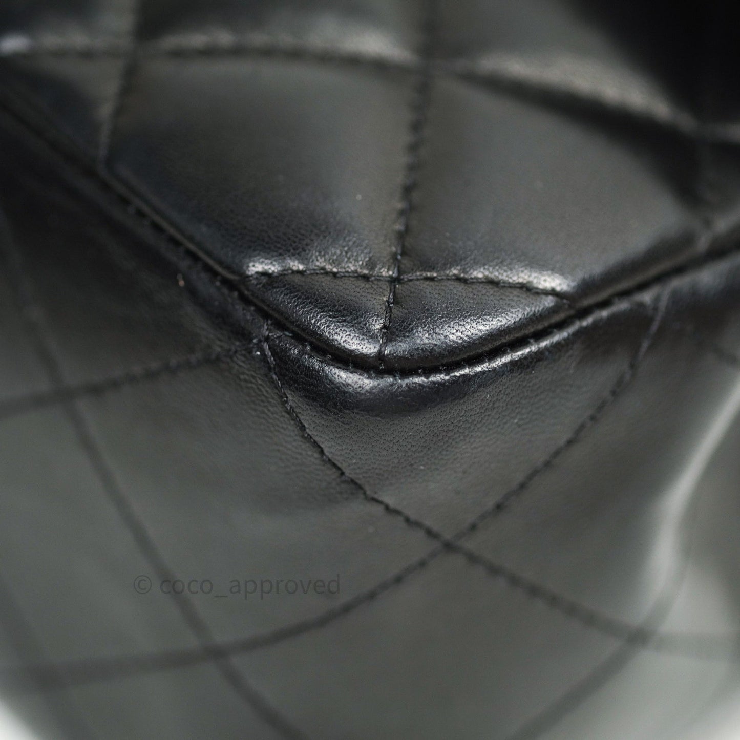 Chanel Jumbo Single Flap Black Lambskin Silver Hardware⁣⁣