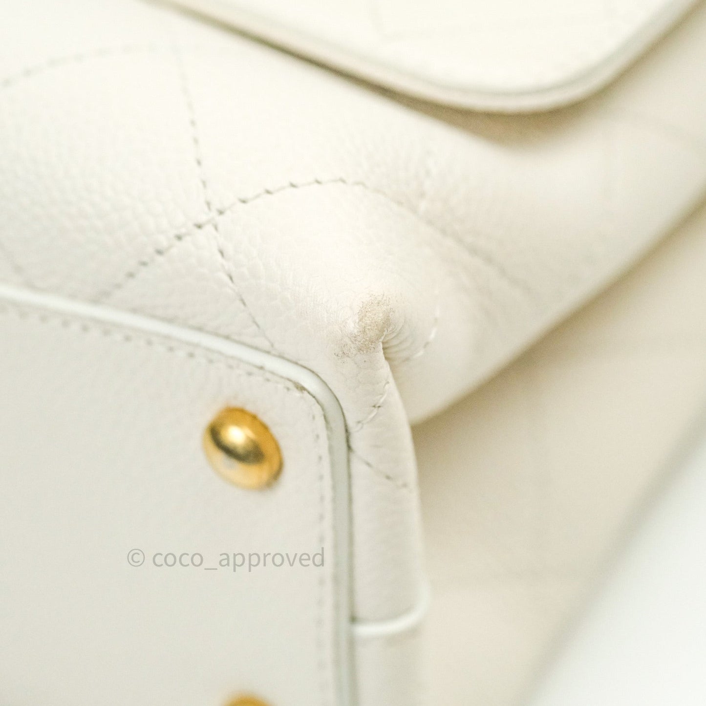 Chanel Chic Affinity Medium Grained Calfskin White Gold Hardware