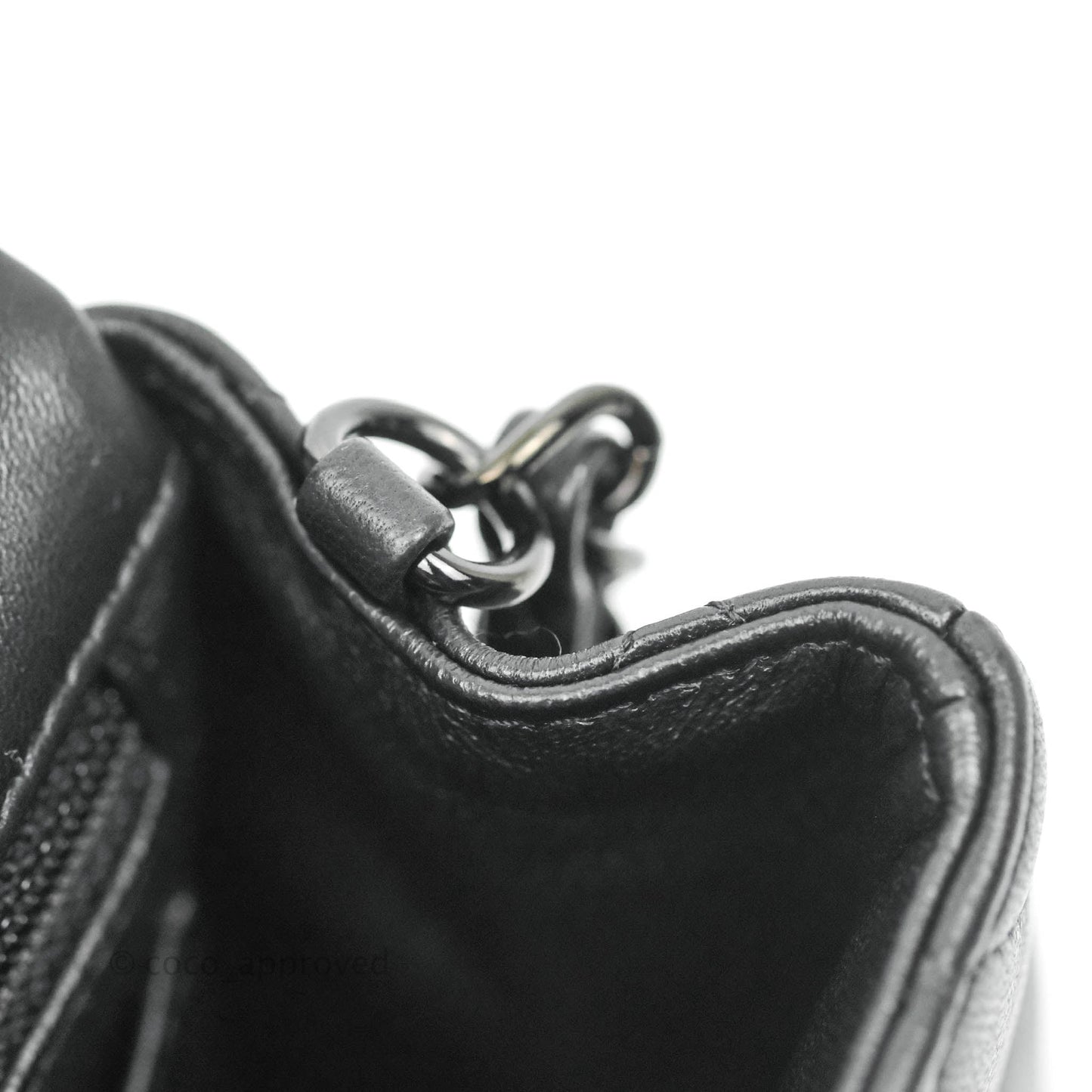 Chanel Quilted Mini Rectangular So Black Lambskin