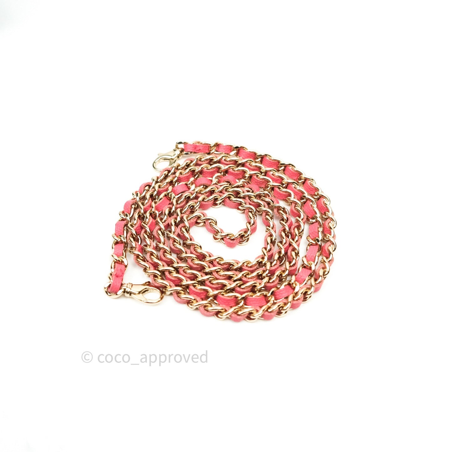 Chanel Quilted Clutch With Chain Pink Caviar Gold Hardware
