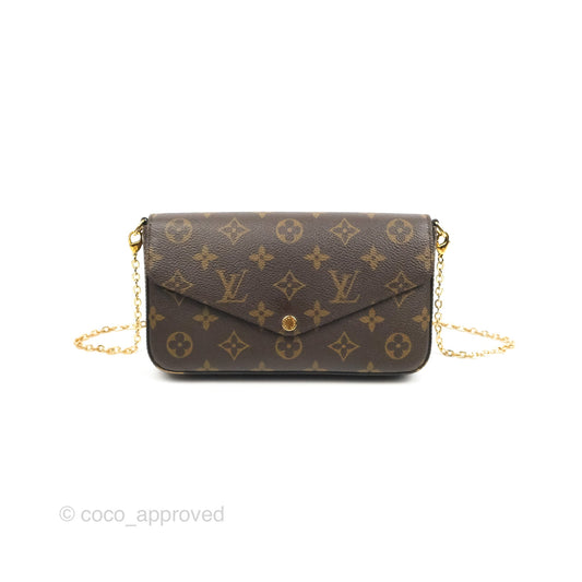 Louis Vuitton Félicie Pochette Monogram Canvas Fuchsia Pink
