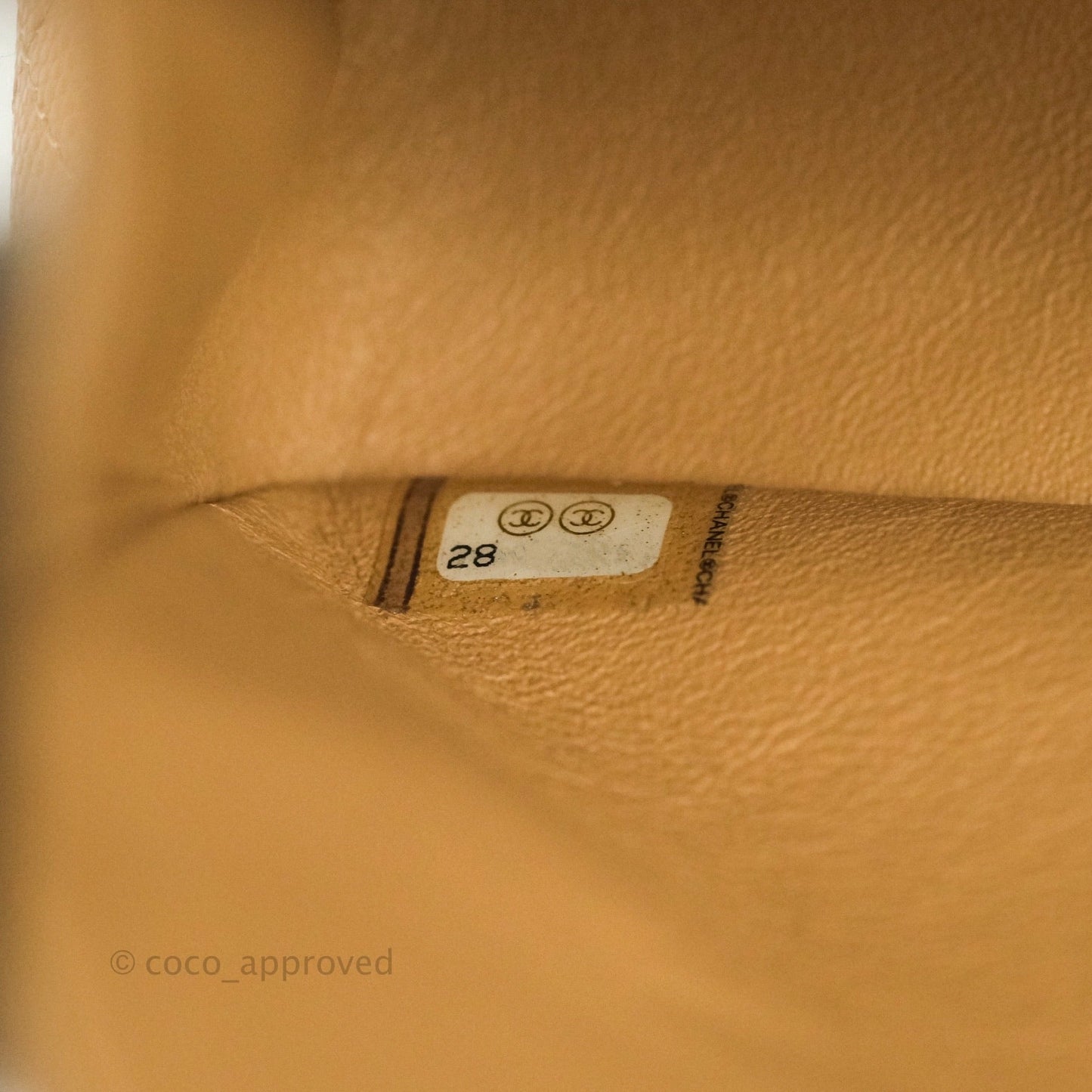 Chanel Classic M/L Medium Double Flap Dark Beige Caviar Gold Hardware 19B