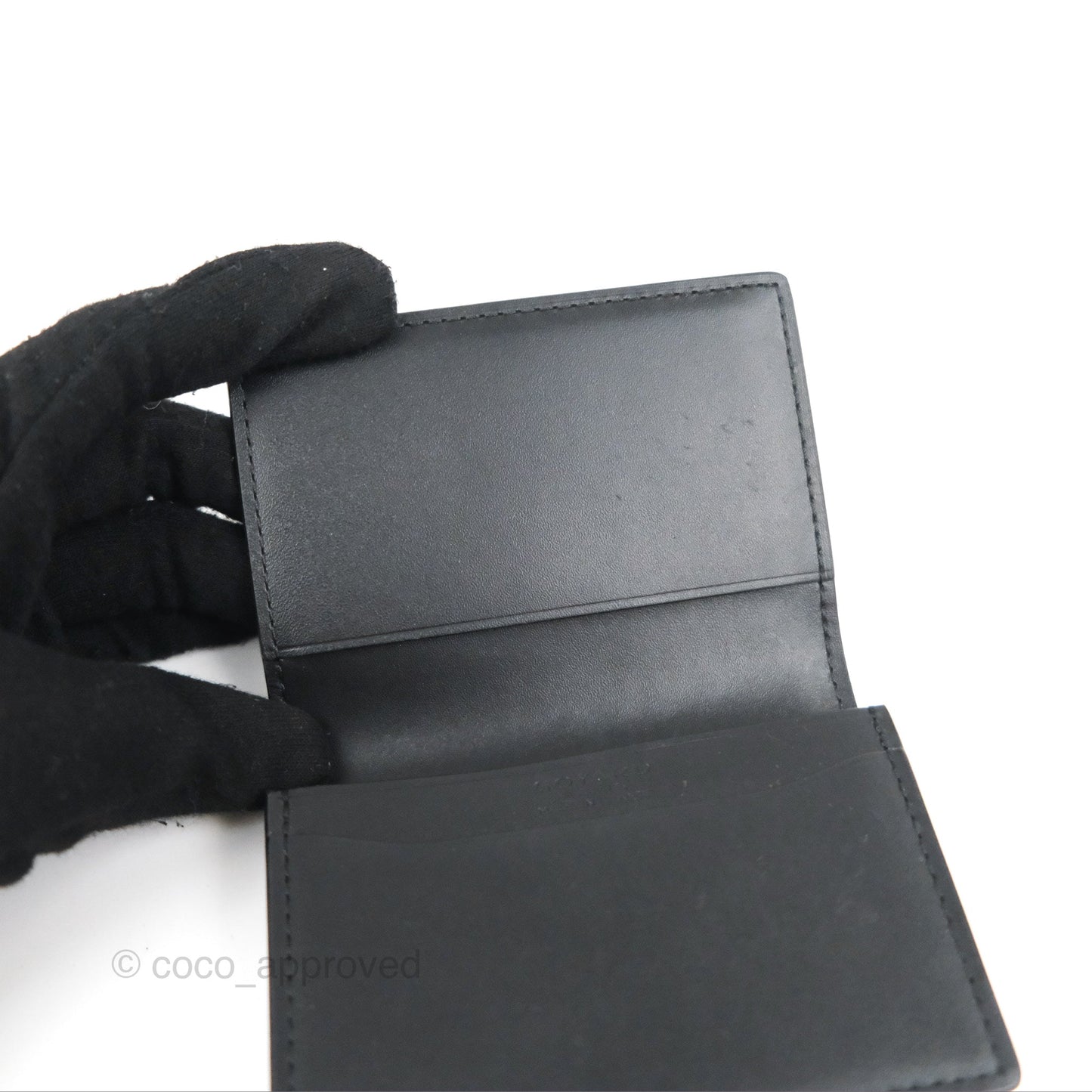 Goyard Malesherbes Card Wallet Goyardine Black