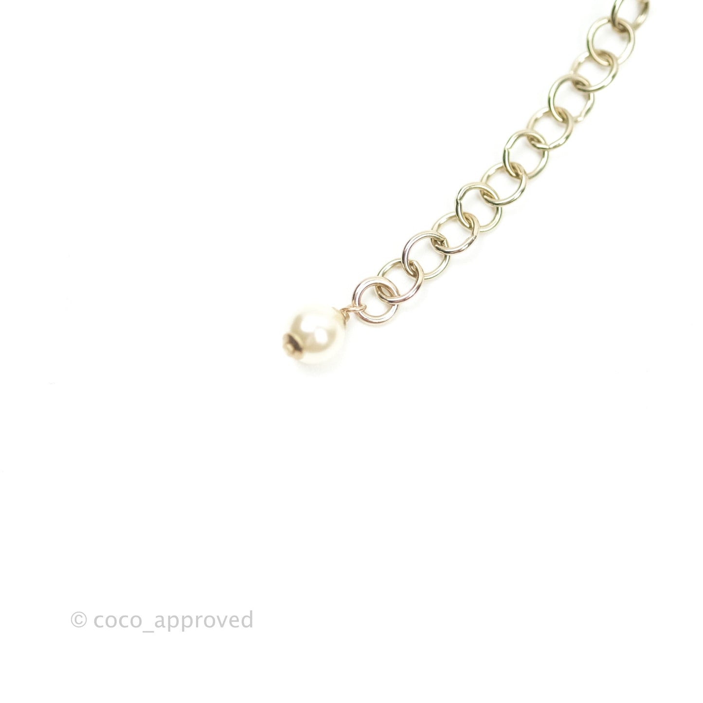 Chanel Enamel CC Necklace Pink Pendant Gold Tone 17A