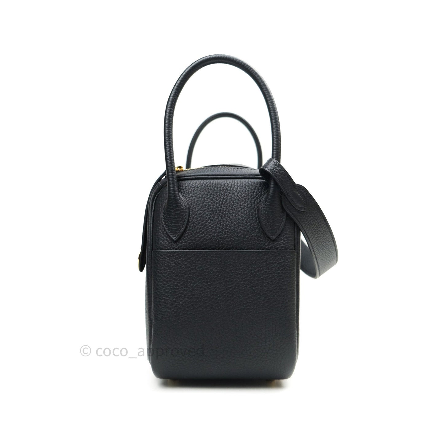 Hermès Lindy 26 Taurillion Clemence Black Gold Hardware