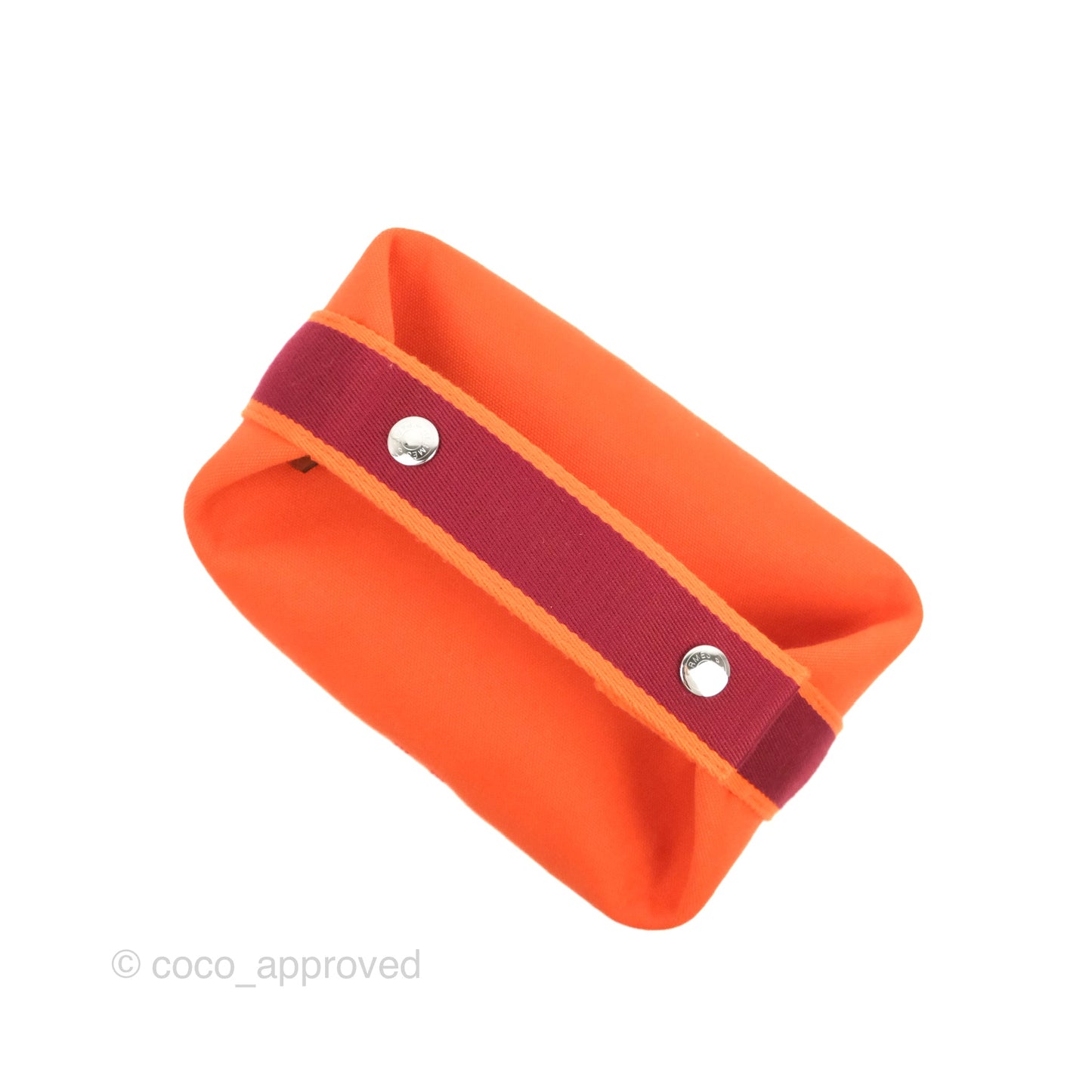 Hermès Small Bride-A-Brac Orange Feu Canvas