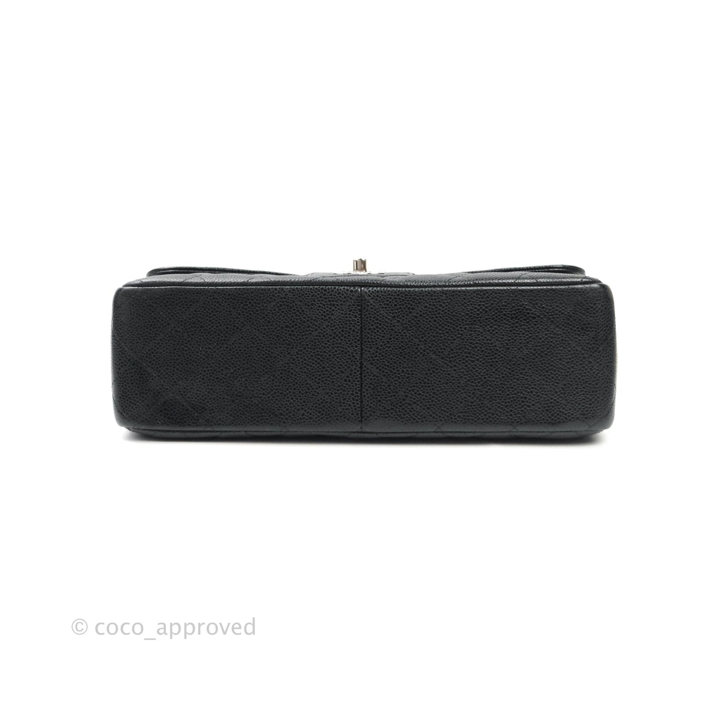 Chanel Jumbo Double Flap Black Caviar Silver Hardware⁣⁣
