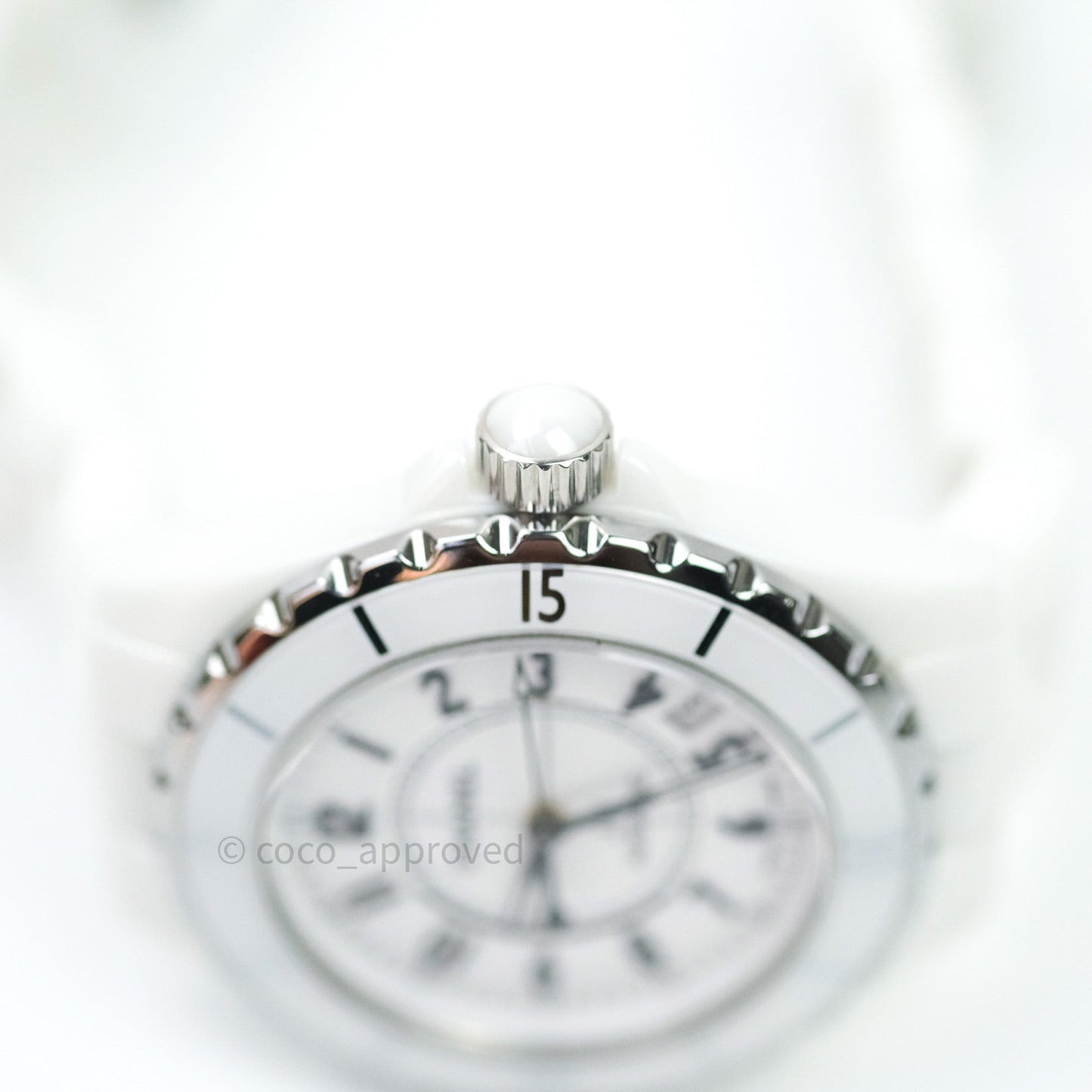 CHANEL J12 Automatic White Dial White Ceramic Strap Women's Watch