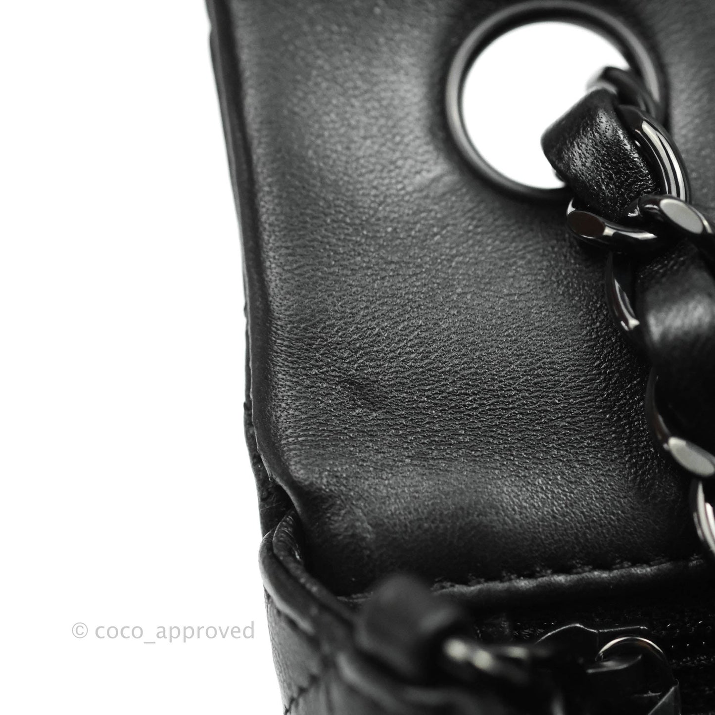 Chanel Quilted Mini Rectangular So Black Lambskin