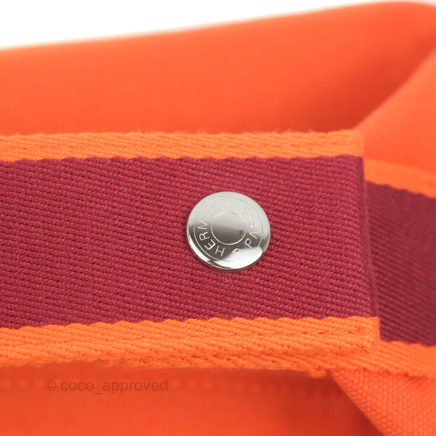 Hermès Small Bride-A-Brac Orange Feu Canvas