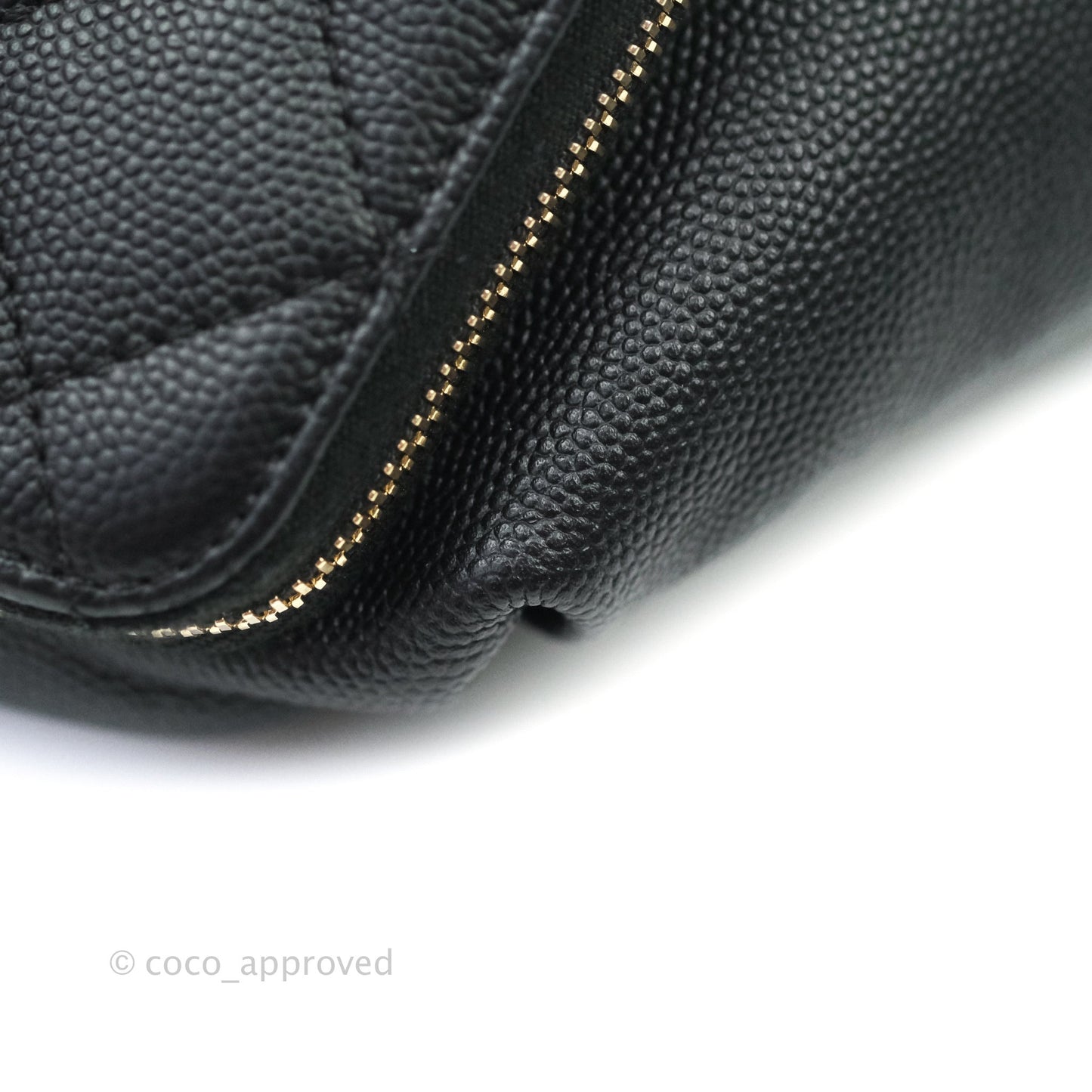 Chanel Quilted Business Affinity Waist Belt Bag Black Caviar Gold Hardware