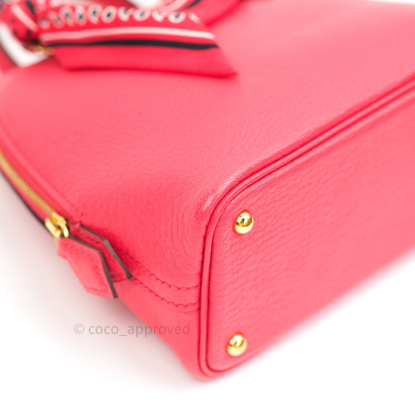 Hermès Bolide Mini 1923 Chevre Mysore Bougainvillier