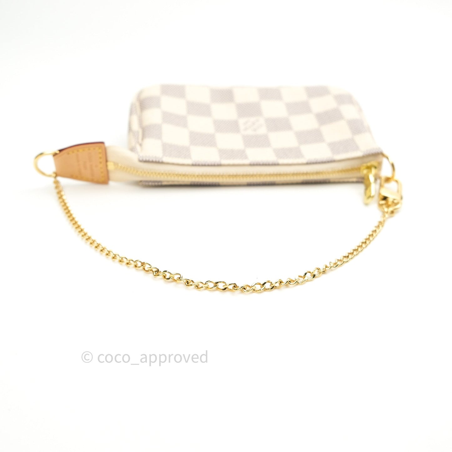 Louis Vuitton Mini Pochette Accessories⁣ Damier Azur Canvas