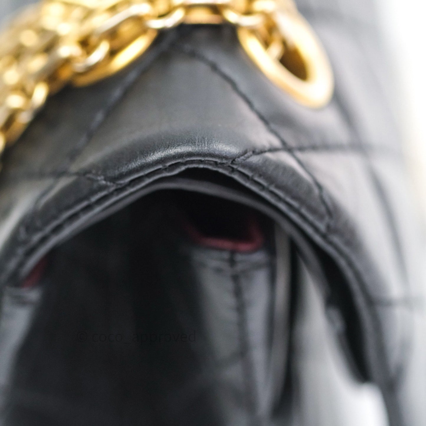 Chanel 2.55 Reissue Aged Calfskin 225 Flap Black Gold Hardware