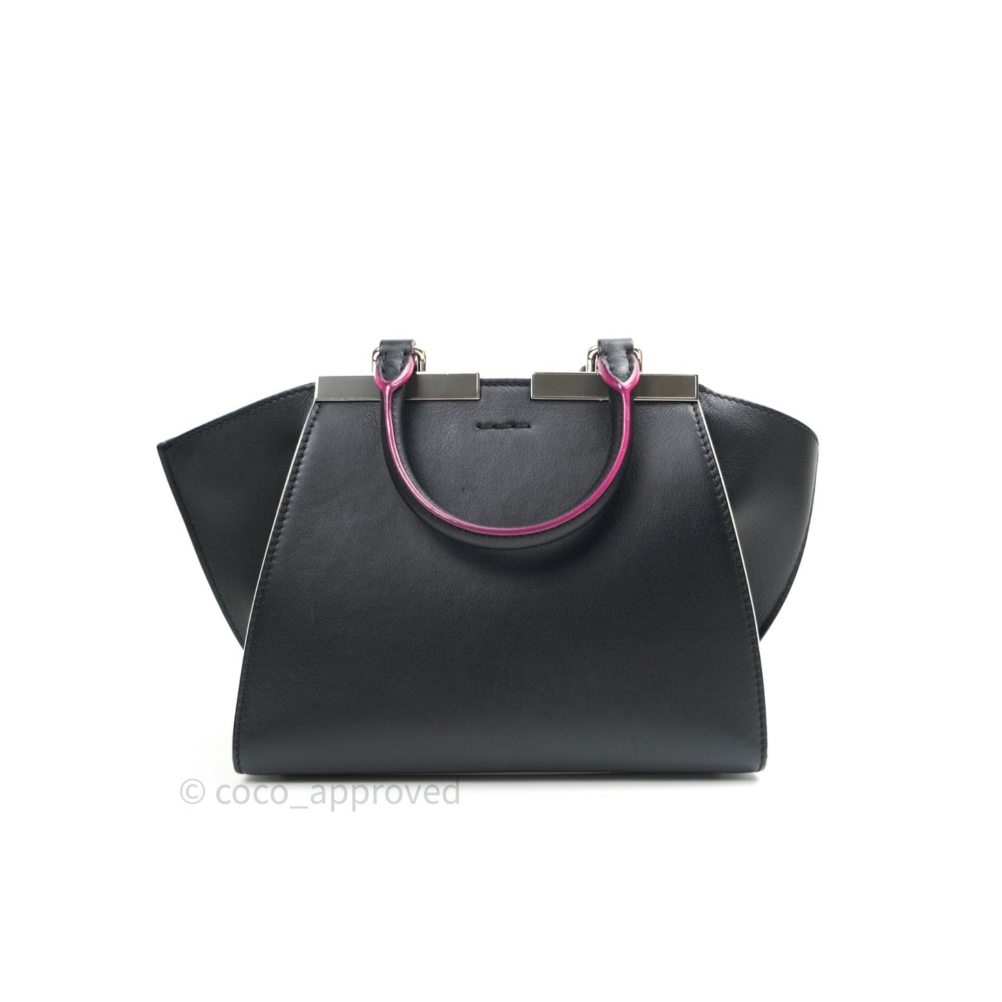 Fendi Calfskin Mini 3jours Tote Black