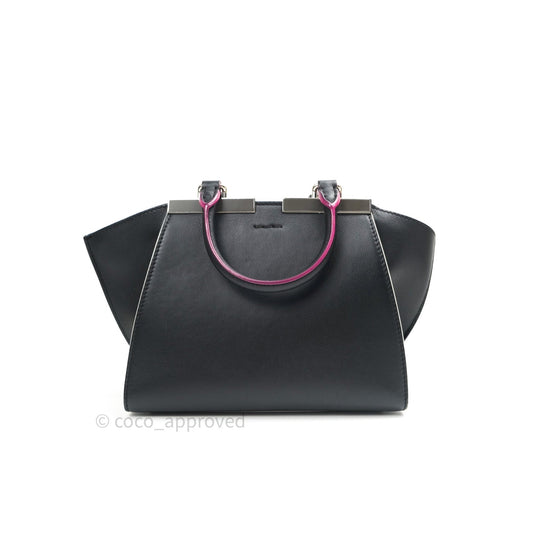 Fendi Calfskin Mini 3jours Tote Black