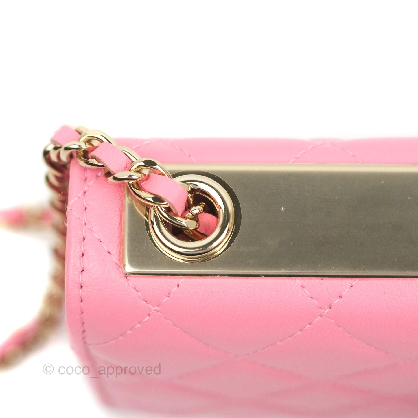 Chanel Trendy CC WOC Pink Lambskin Gold Hardware
