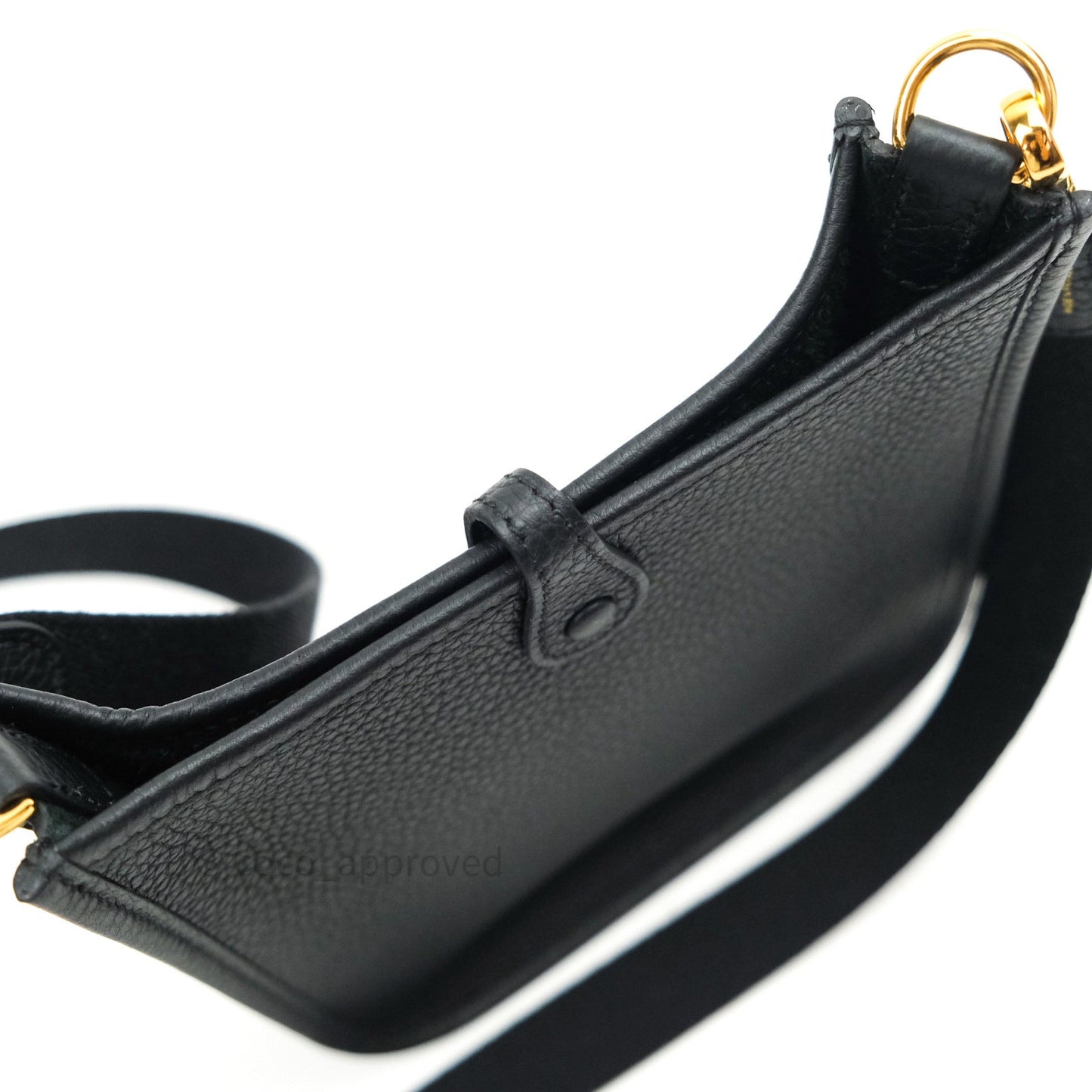 Hermès Clemence Evelyne TPM Black Gold Hardware
