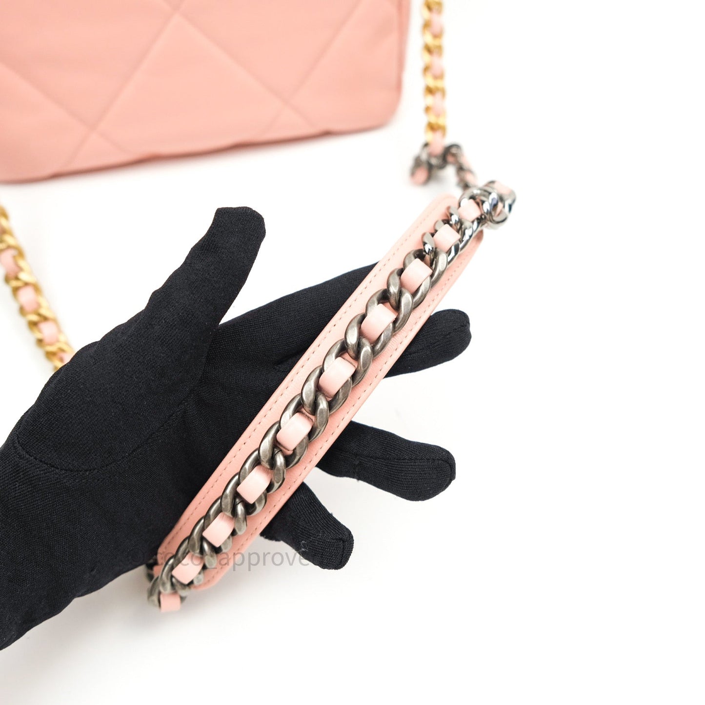 Chanel 19 Small Goatskin Rose Pink Mixed Hardware