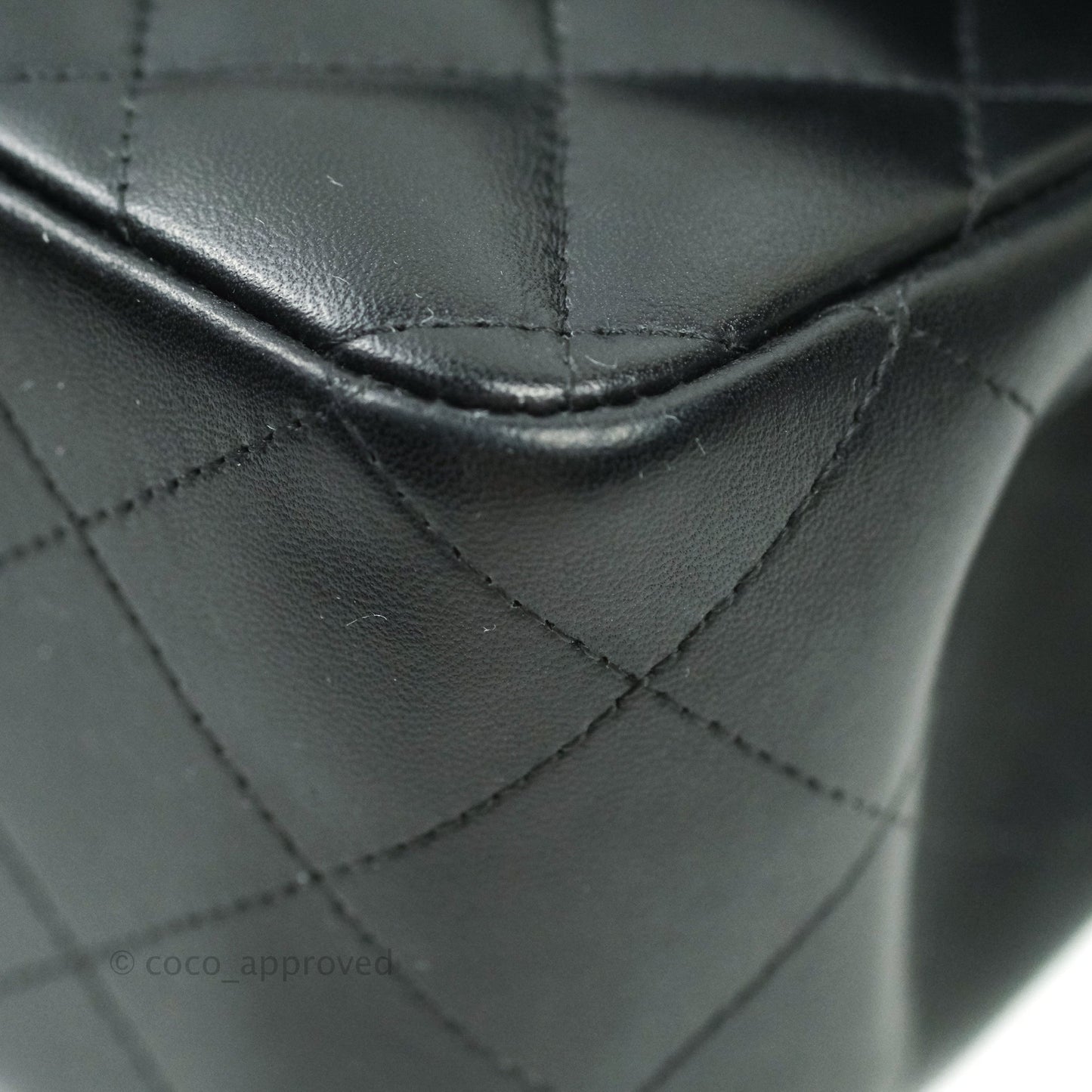 Chanel Jumbo Double Flap Black Lambskin Silver Hardware⁣⁣