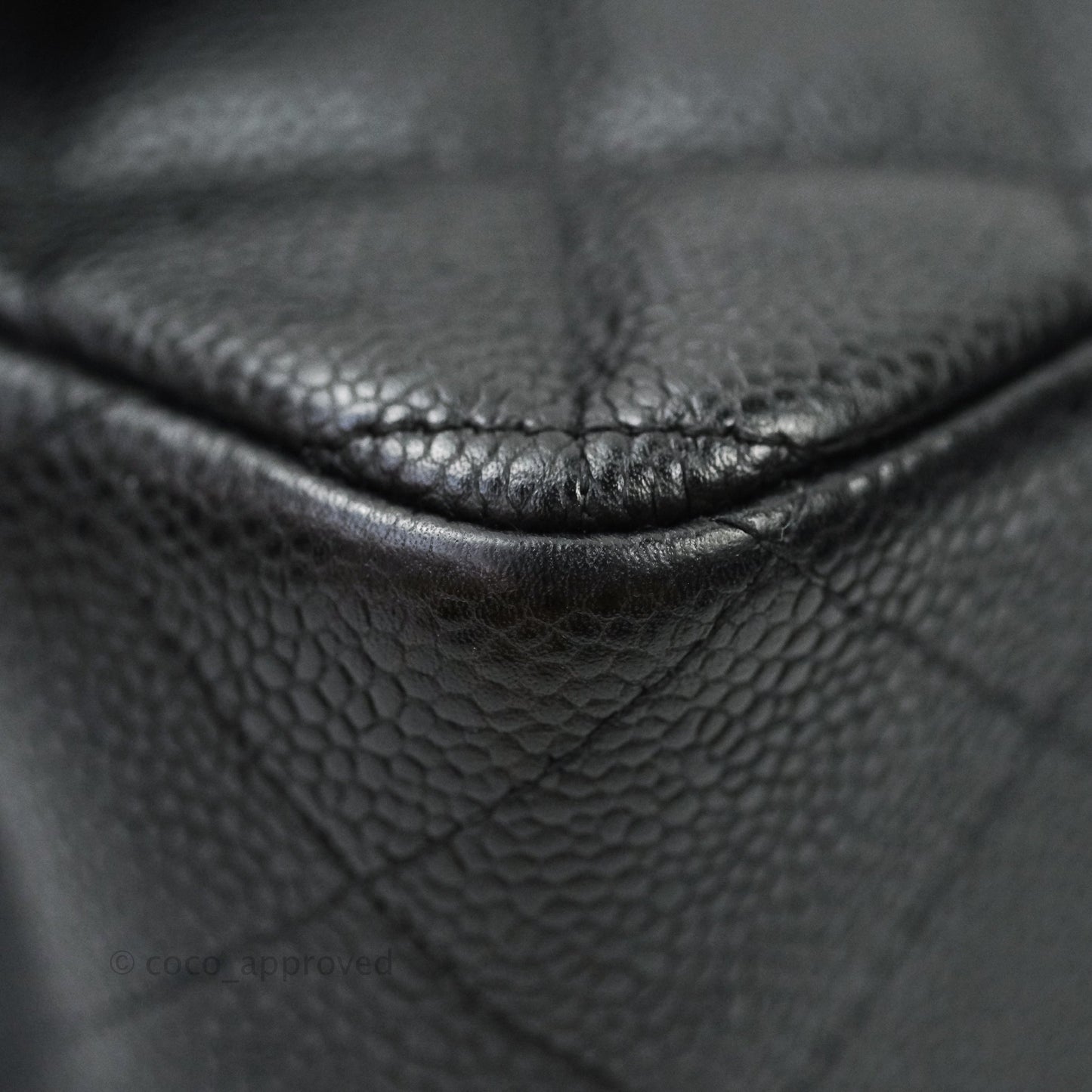 Chanel Jumbo Double Flap Black Caviar Silver Hardware⁣⁣