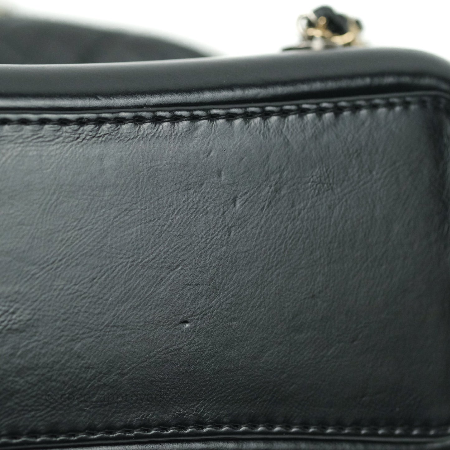 Chanel Small Gabrielle Backpack Black Aged Calfskin