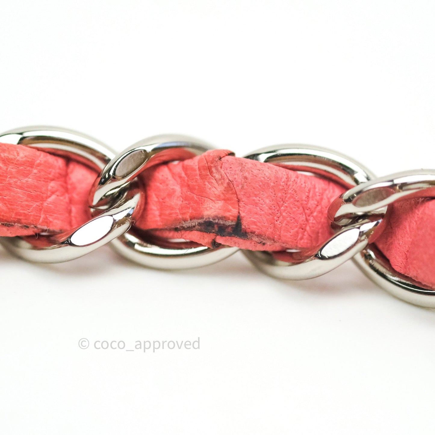 Chanel Quilted Mini Rectangular Pink Lambskin Silver Hardware