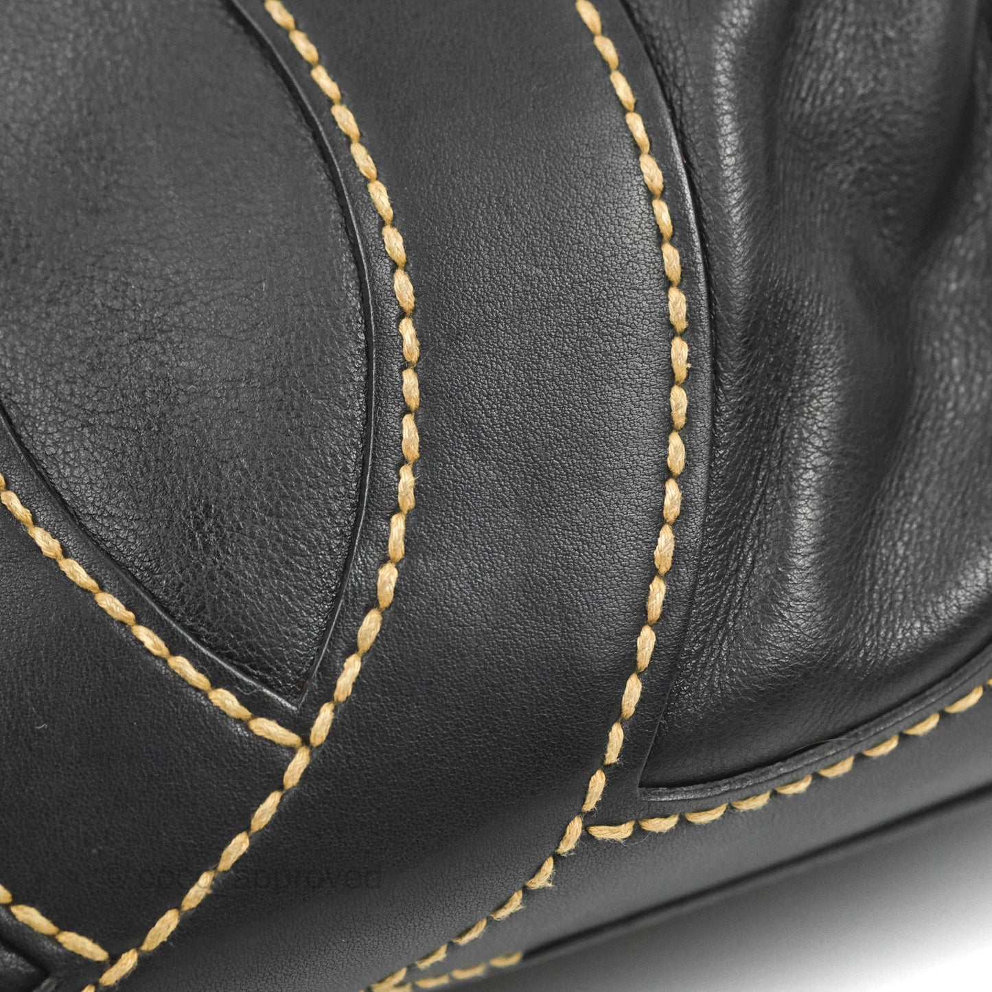 Chanel Vintage CC Shoulder Bag Black Calfskin