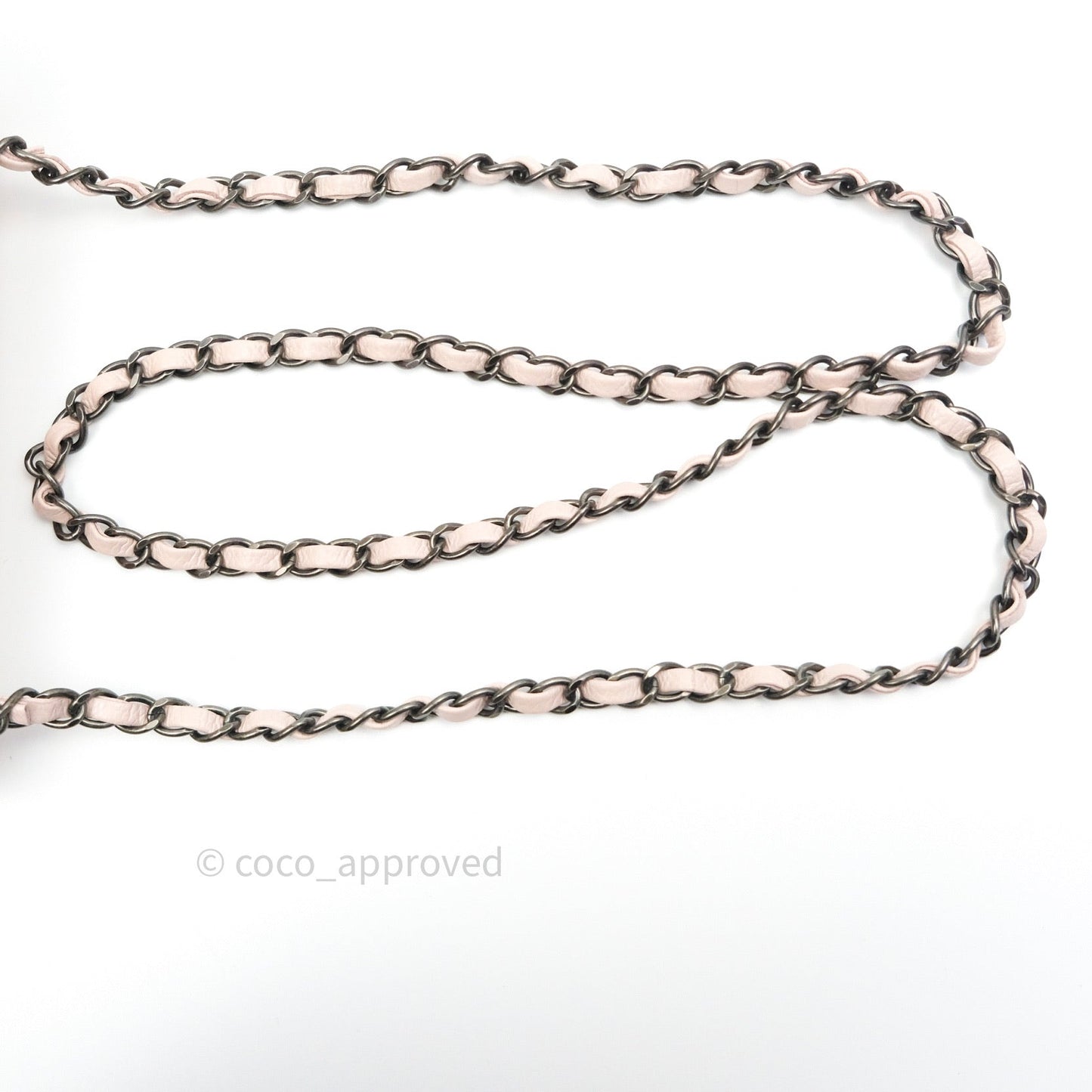 Chanel Quilted Mini Rectangular Sakura Pink Caviar Ruthenium Hardware
