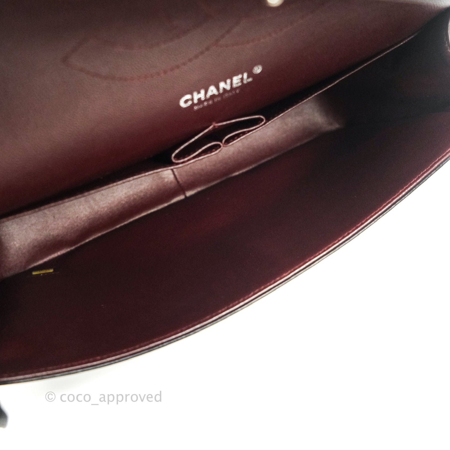 Chanel Jumbo Double Flap Bag Black Lambskin Silver Hardware⁣⁣