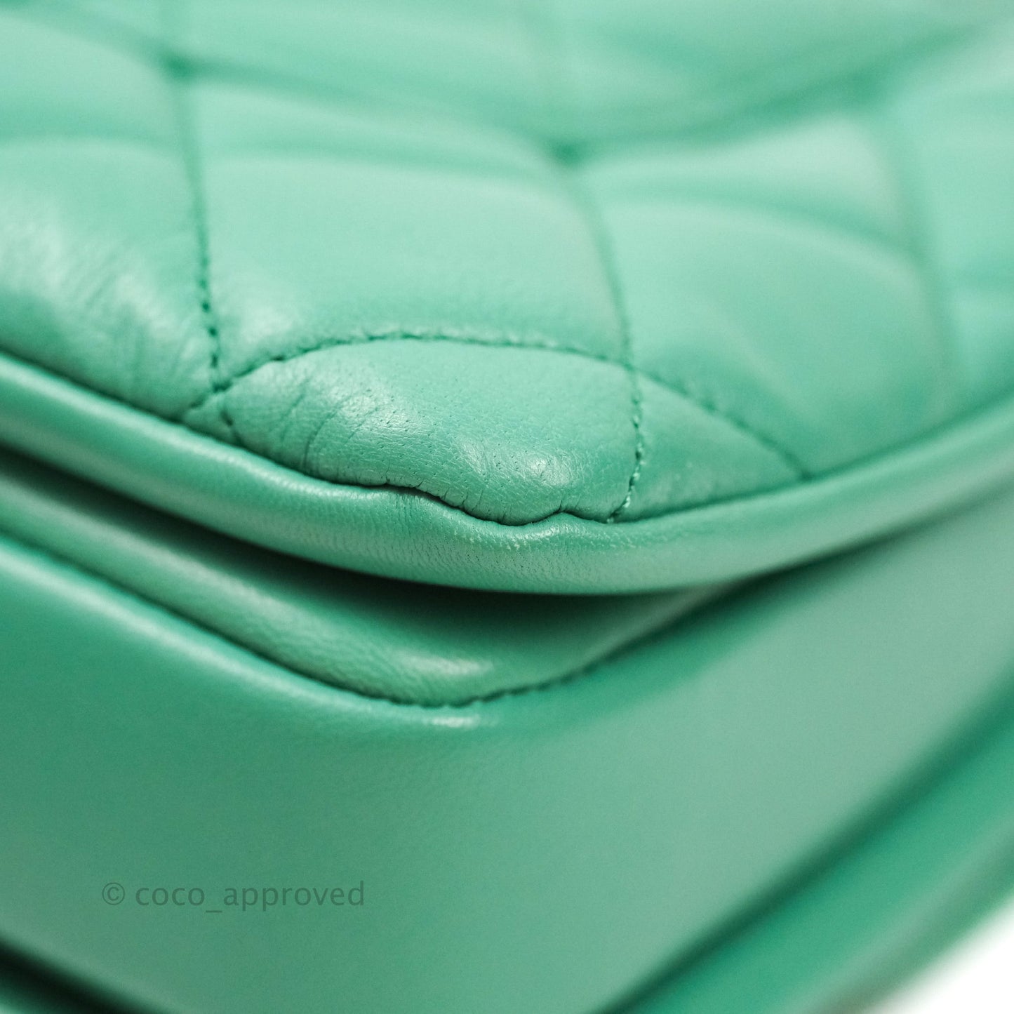 Chanel Trendy CC Small Mint Green Lambskin Gold Hardware