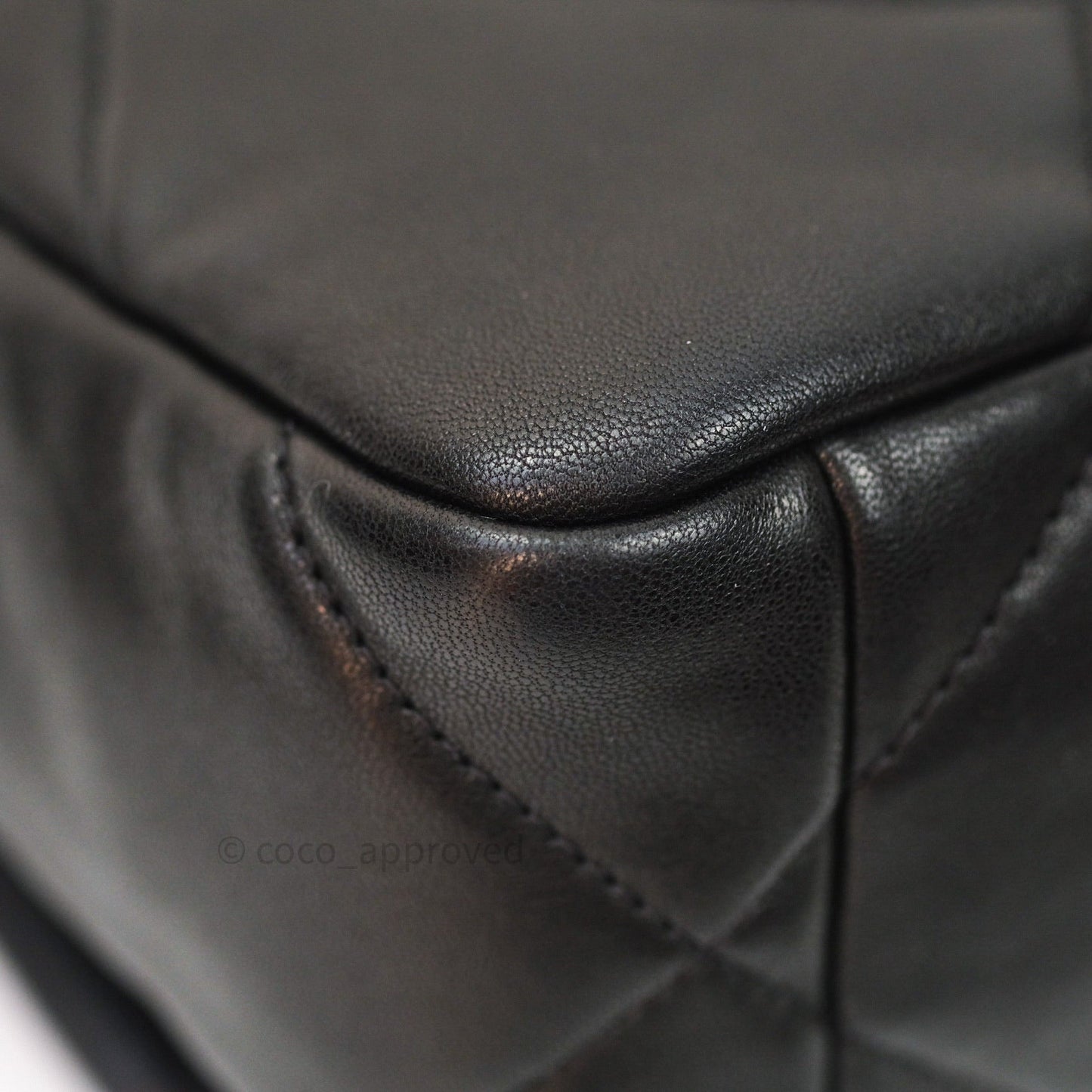 Chanel 19 Small Black Goatskin Mixed Hardware