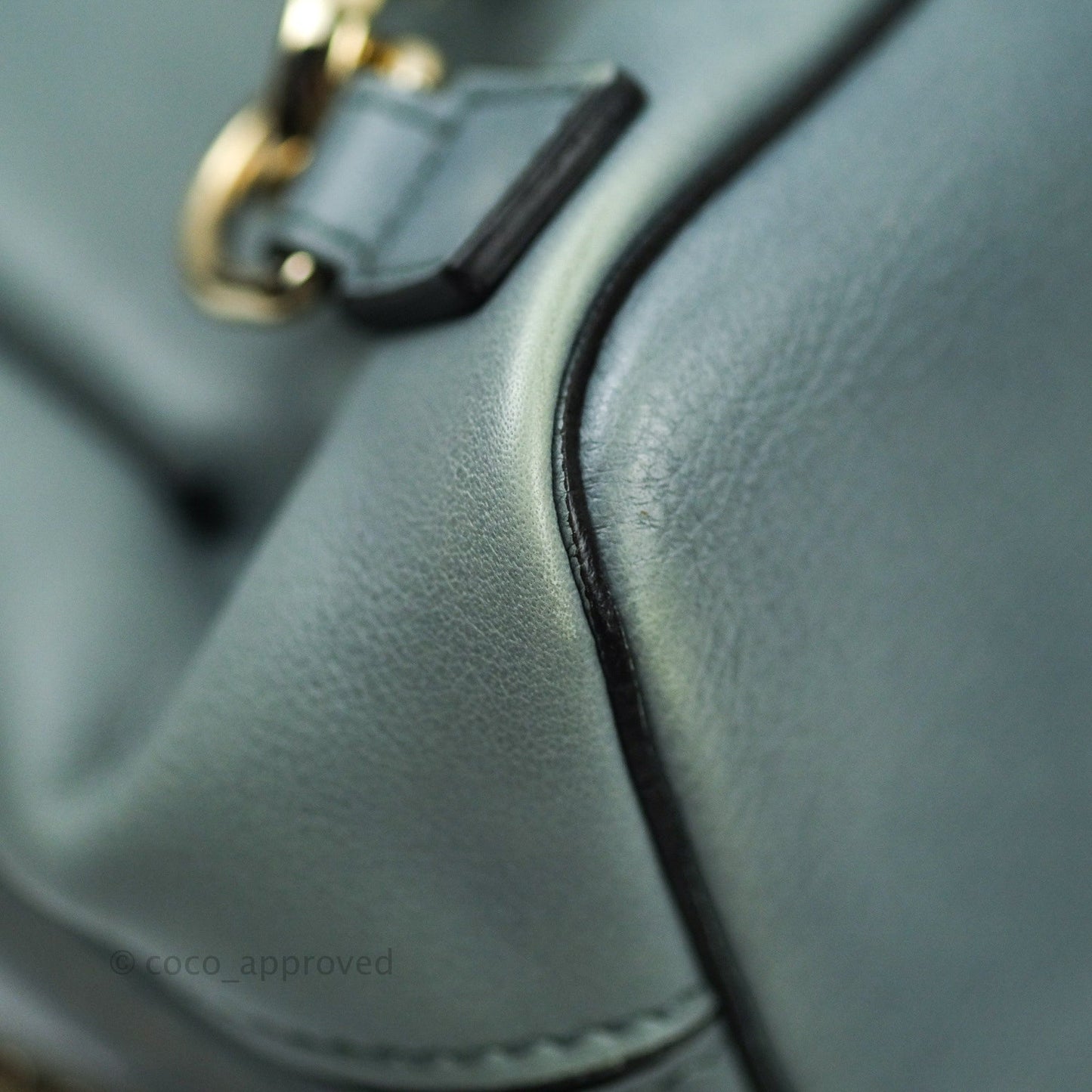 Chloé Suede Calfskin Small Faye Backpack Cloudy Blue