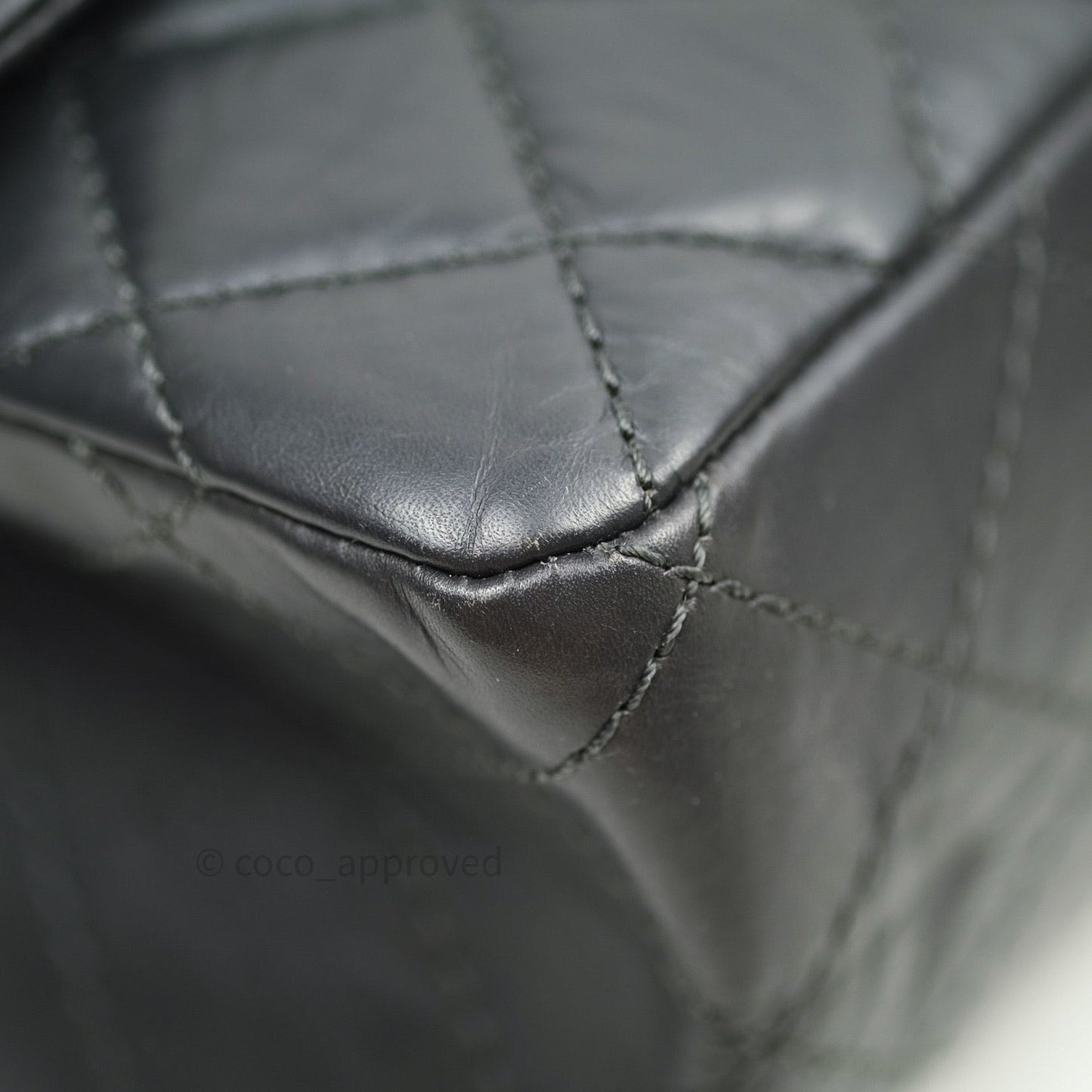 Chanel Reissue Quilted Aged Calfskin Dark Grey Ruthenium Hardware 226