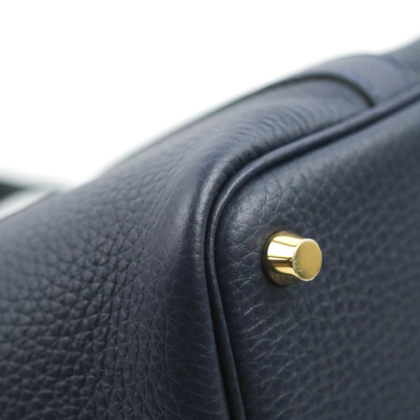 Hermès Picotin 18 PM Bleu Nuit Clemence Gold Hardware