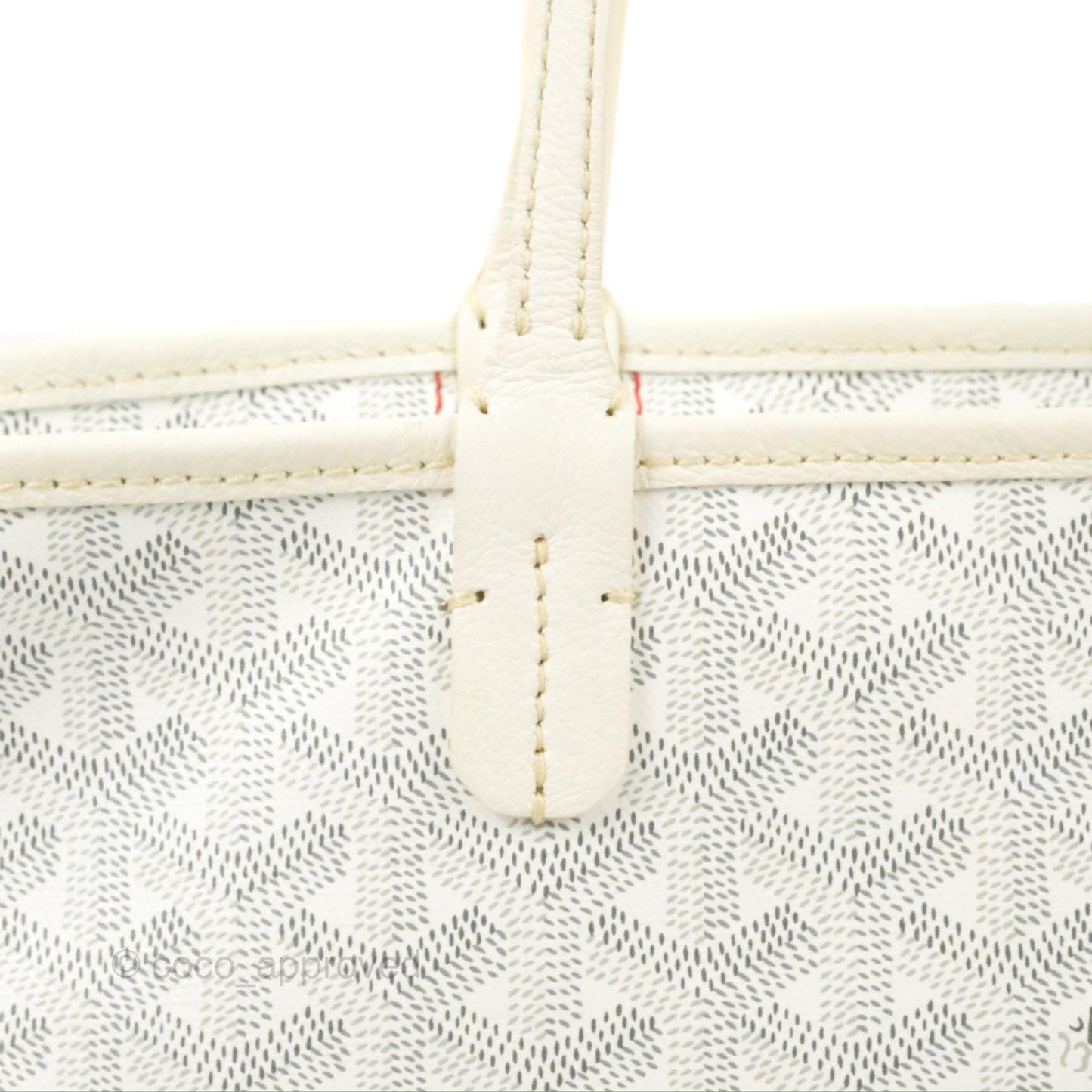 Goyard Artois Goyardine Canvas PM⁣⁣⁣⁣⁣⁣⁣⁣⁣⁣⁣⁣⁣⁣⁣⁣⁣⁣⁣⁣ White
