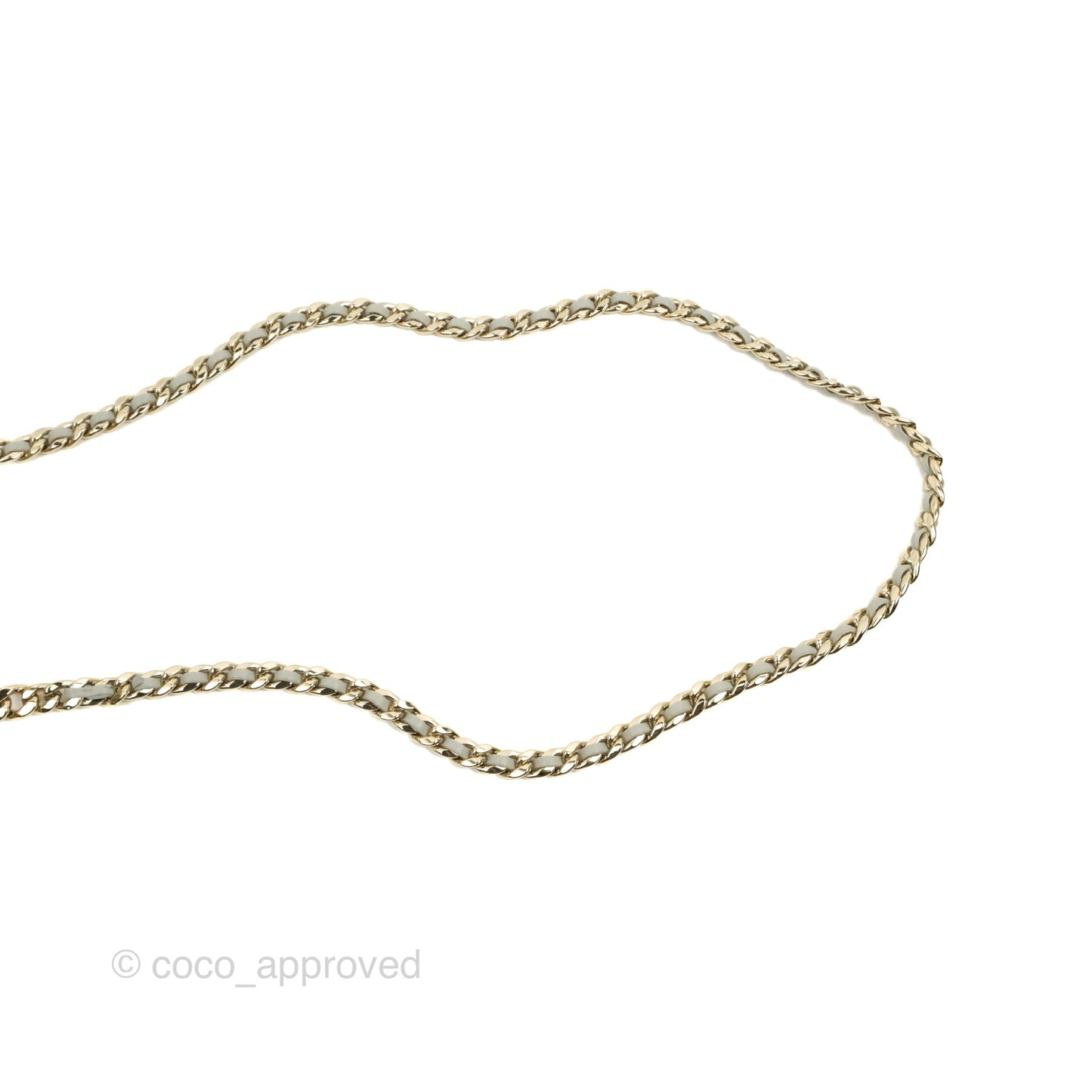 Chanel Vanity with Resin Chain Grey Lambskin Gold Hardware