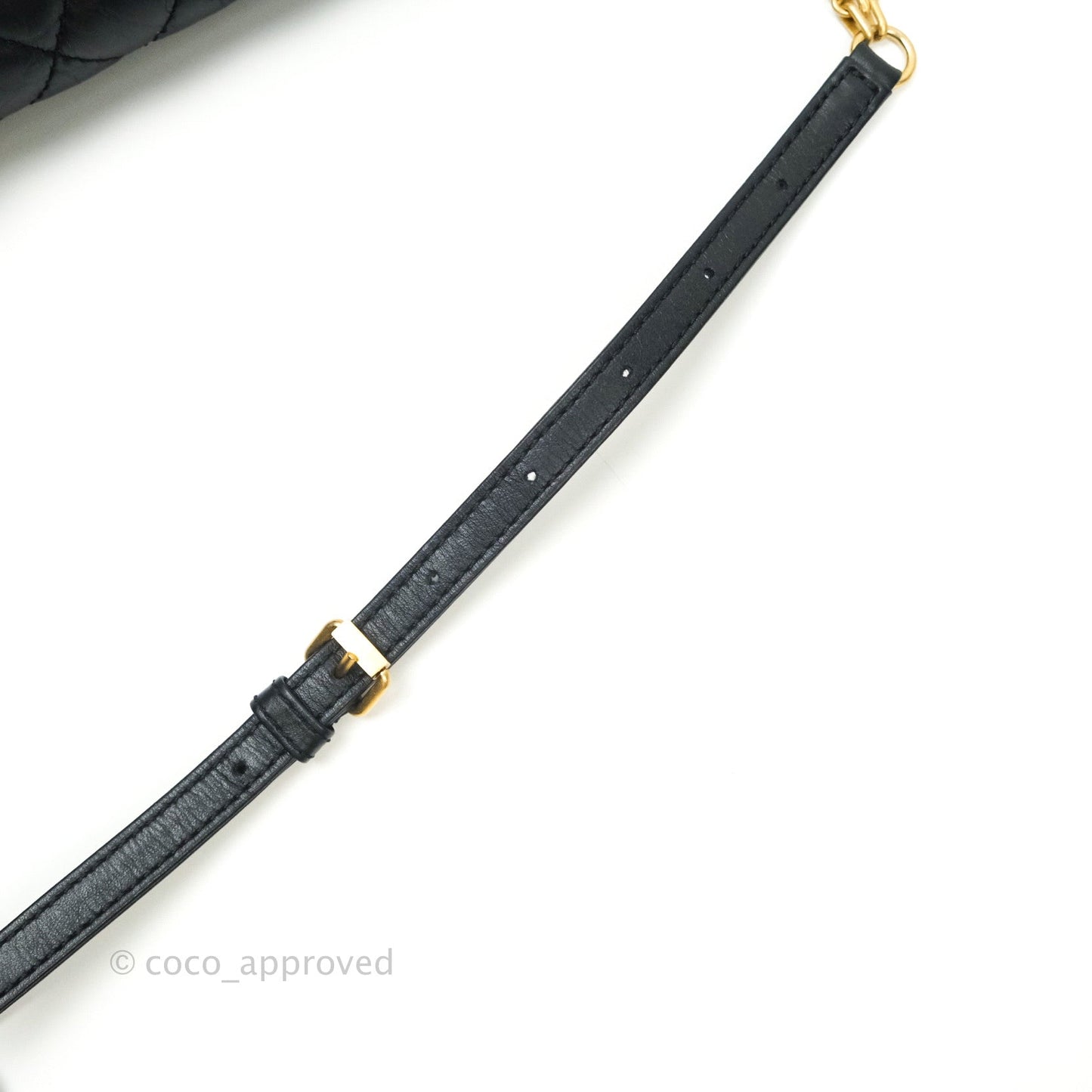 Chanel Reissue 2.55 Aged Calfskin Quilted Chain Waist Bag Black