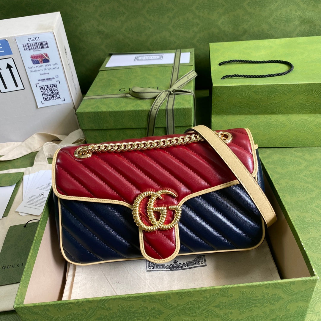 Luxury Gucci GG Marmont Small Shoulder Bag