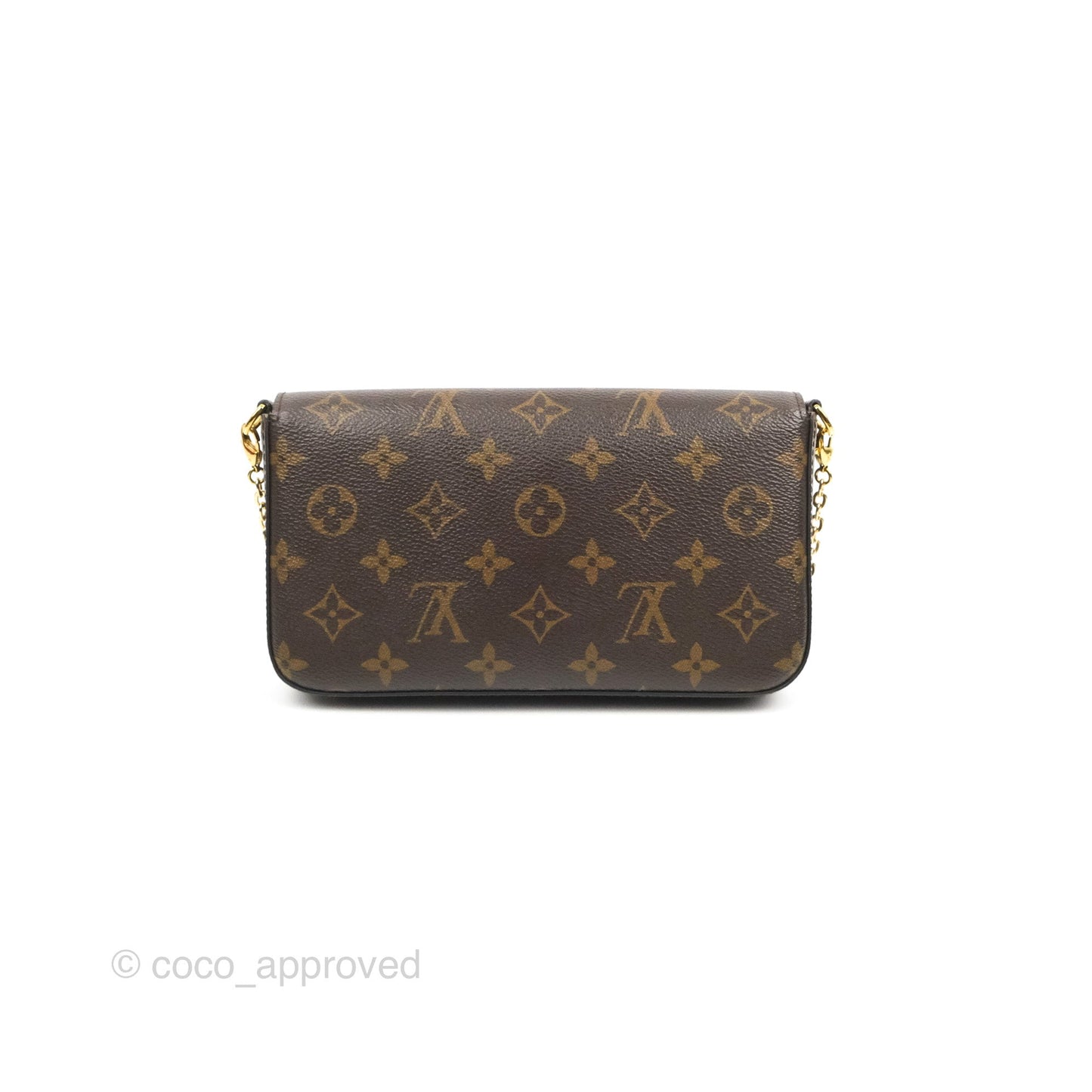 Louis Vuitton Félicie Pochette Monogram Canvas Fuchsia Pink