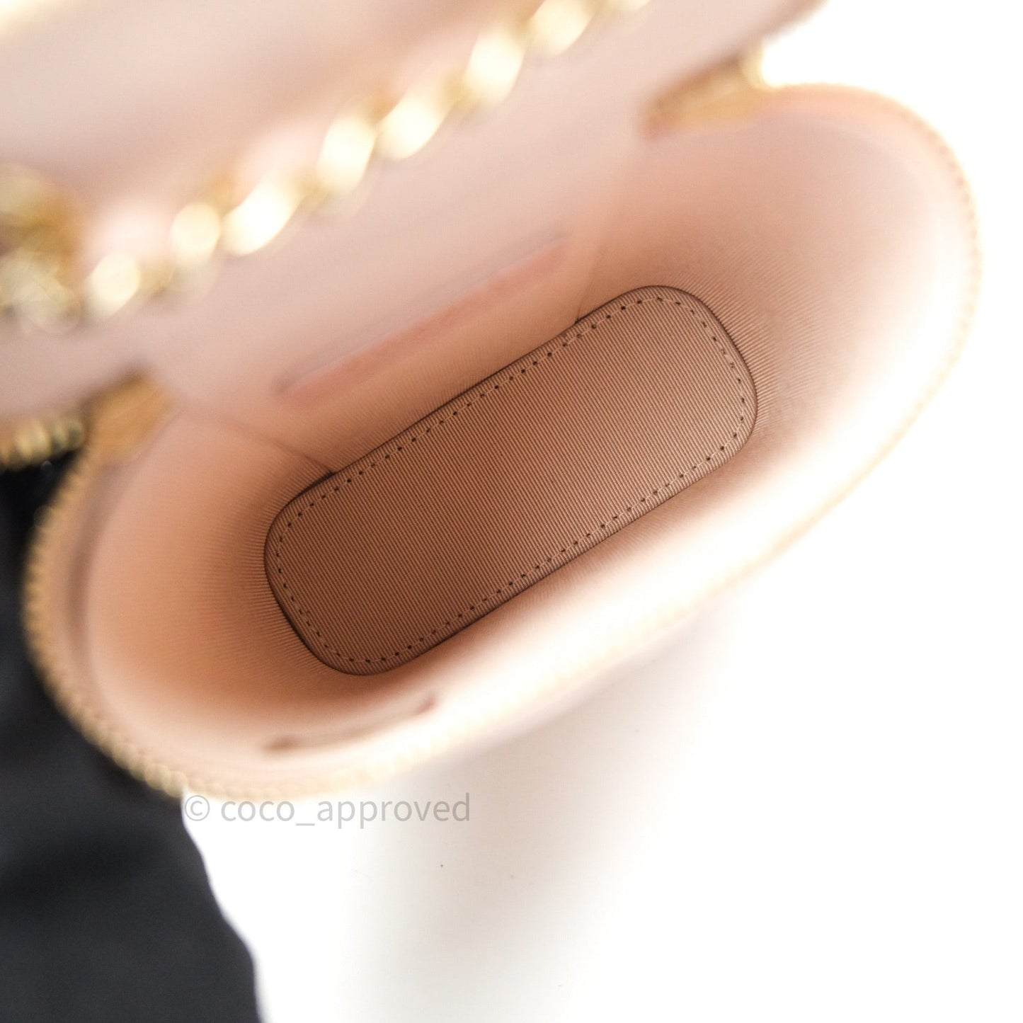 Chanel Classic Mini Vanity With Chain Pink Caviar Gold Hardware