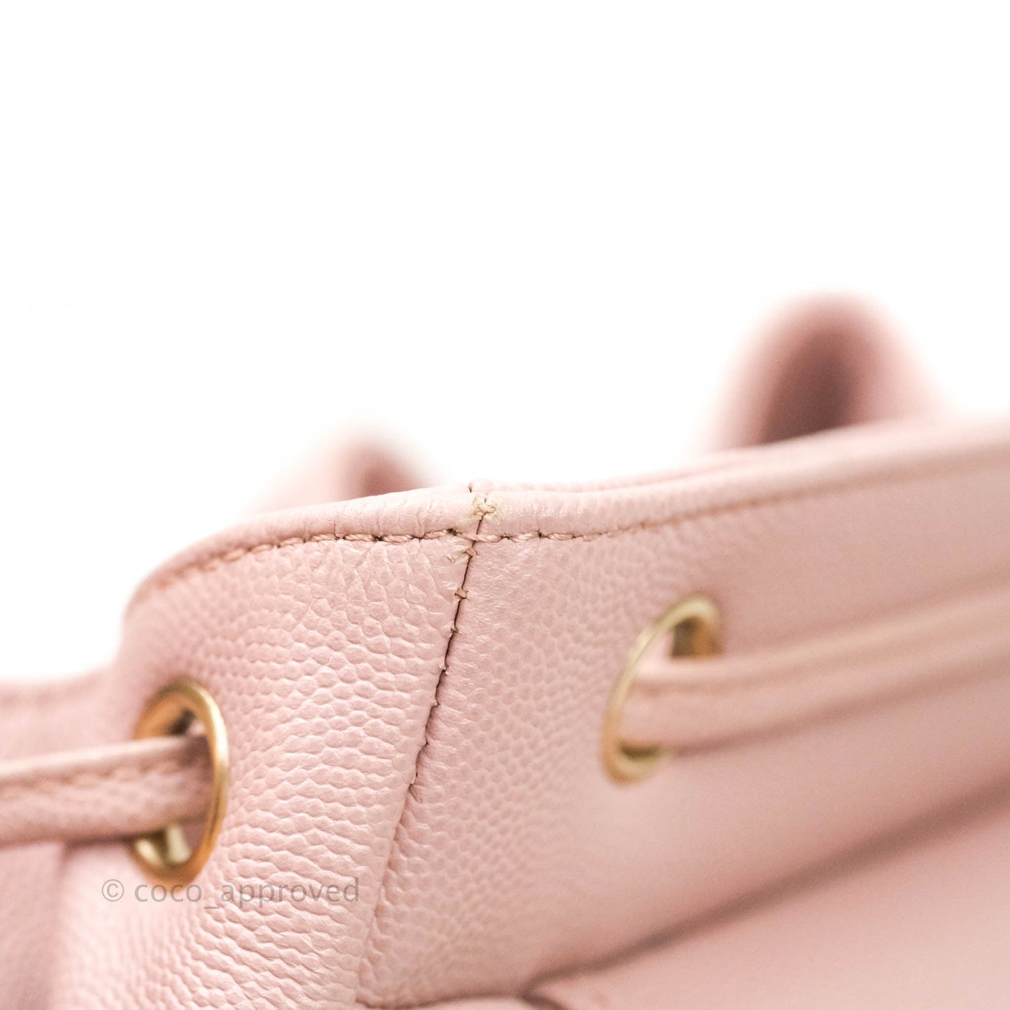 Chanel Quilted Business Affinity Backpack Pink Caviar Gold Hardware