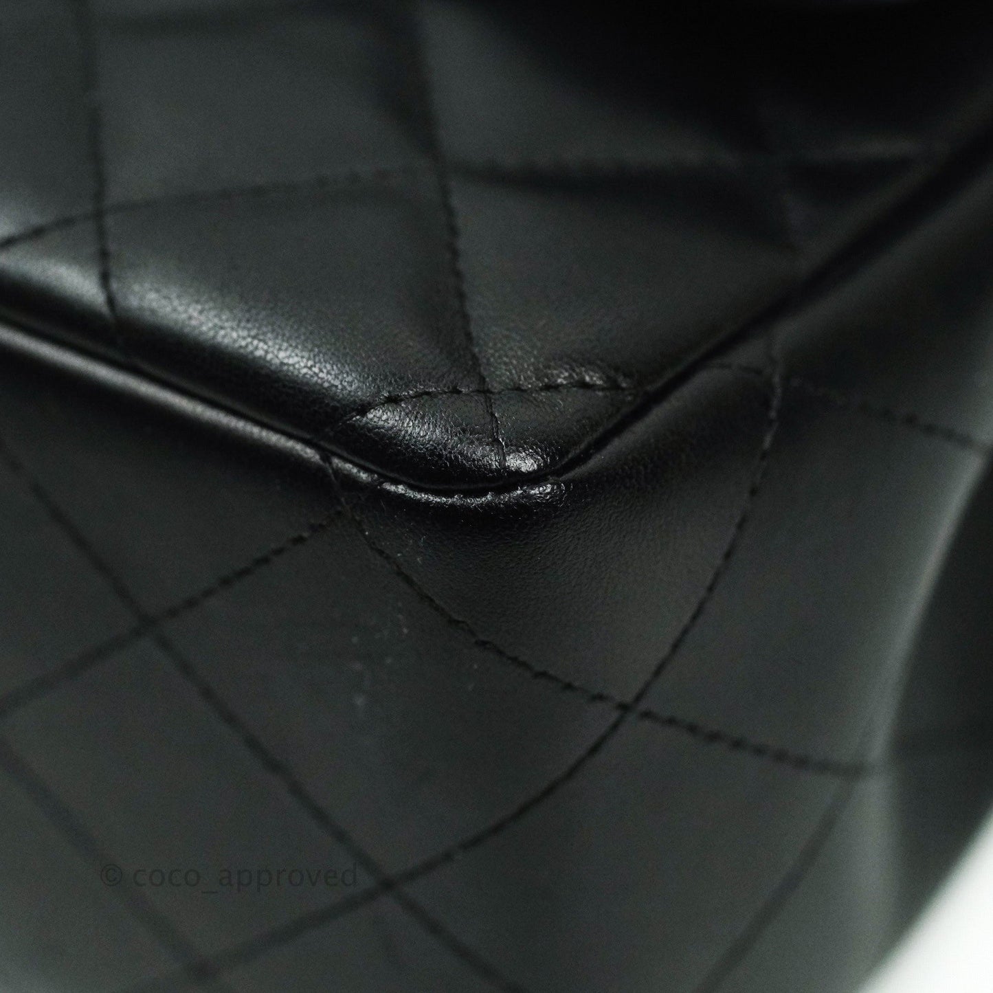 Chanel Jumbo Double Flap Black Lambskin Silver Hardware⁣⁣