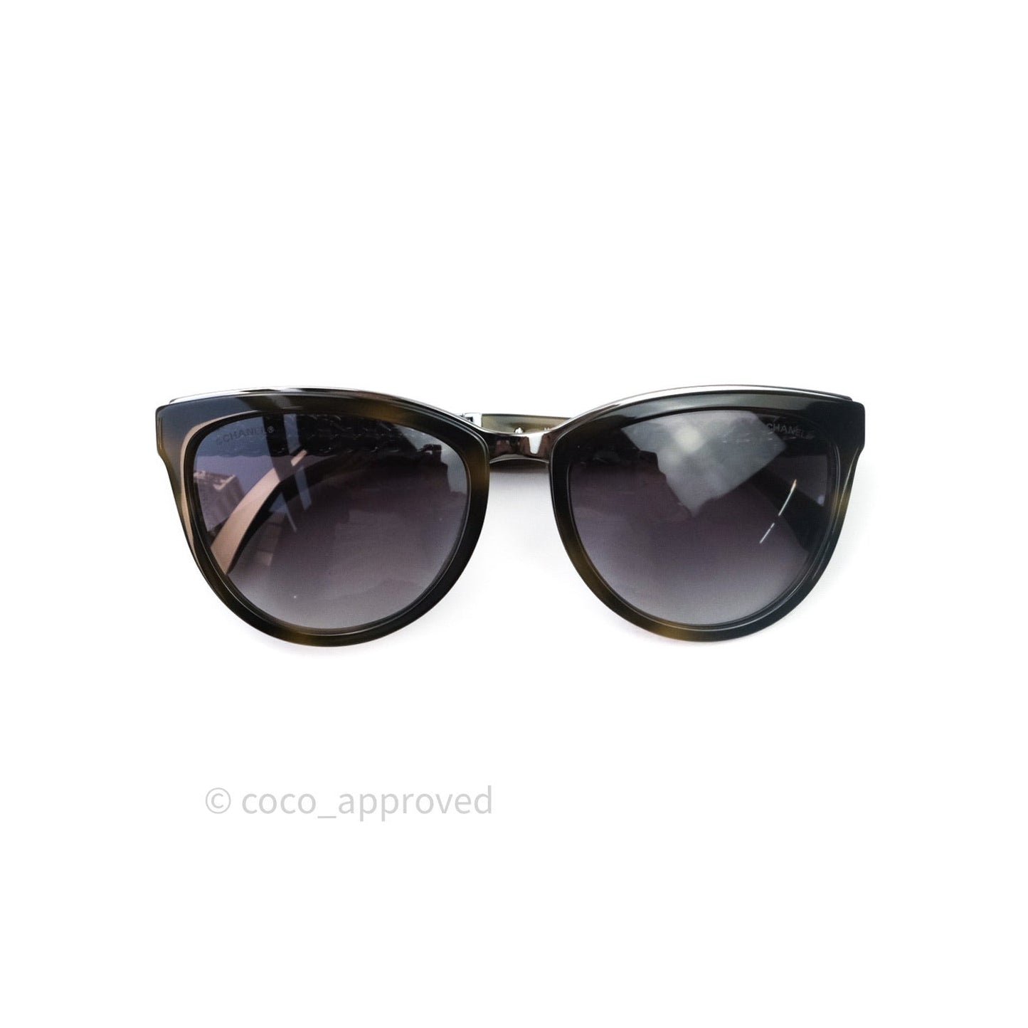 Chanel Sunglasses Dark Khaki