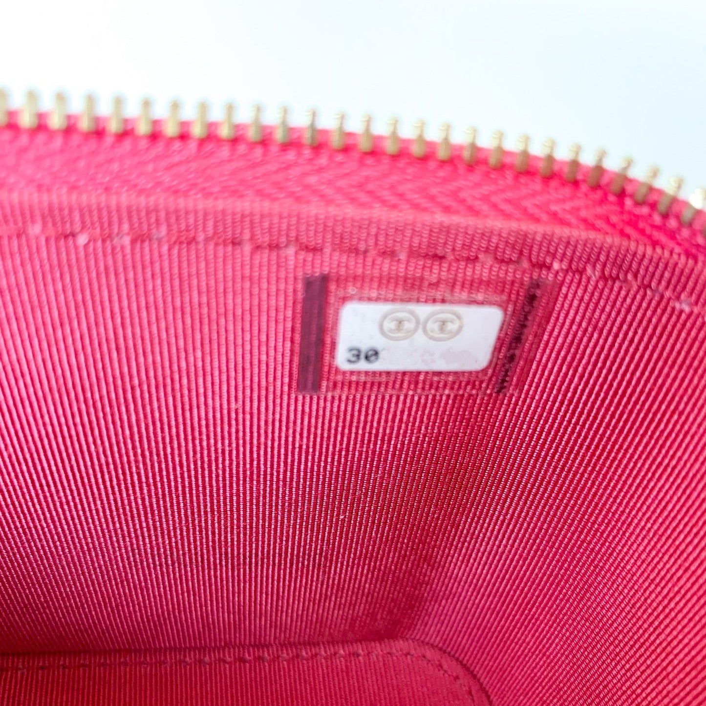 Chanel Mini Vanity Classic With Chain Pink Caviar Gold Hardware