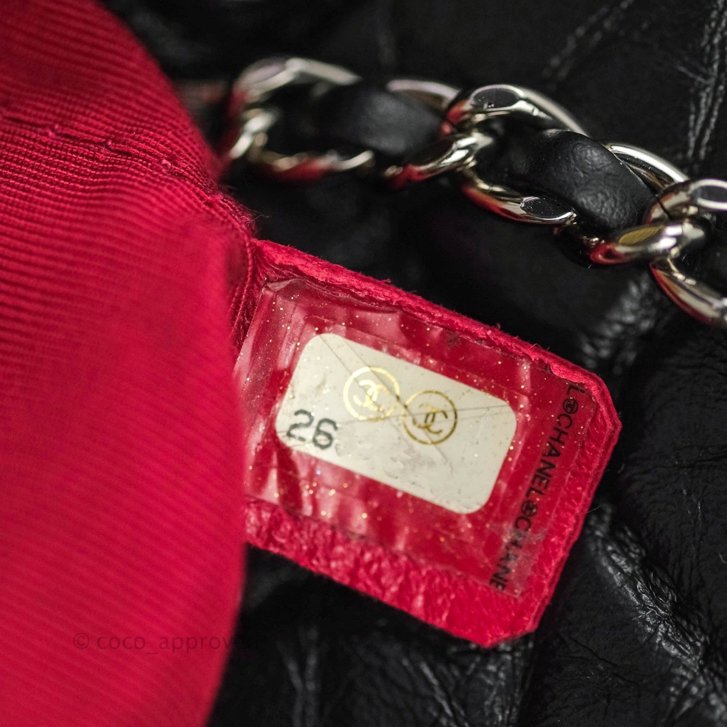 Chanel Gabrielle Backpack Black Aged Calfskin Medium Black